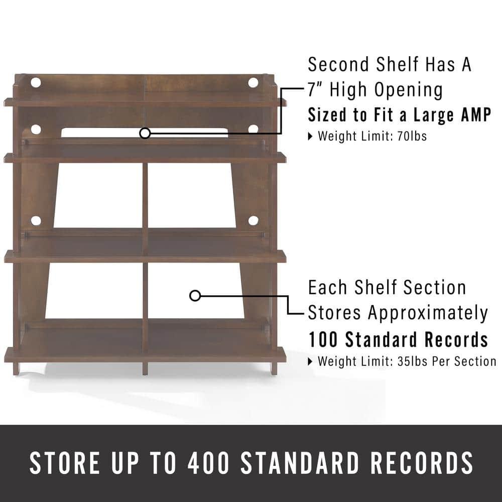 Crosley Electronics Soho 41.5'' H Media Shelves