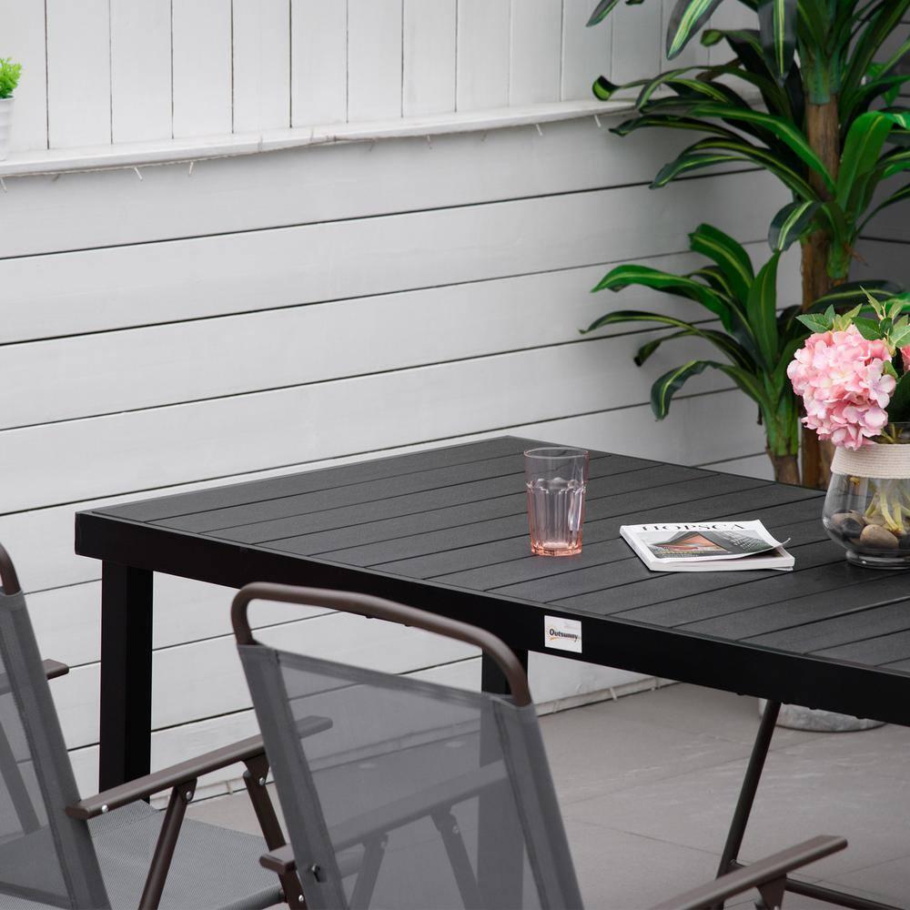 Outsunny Rectangular Outdoor Dining Table