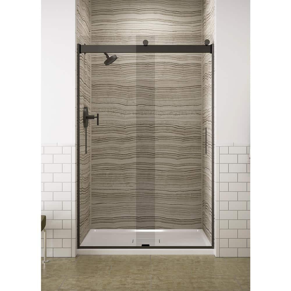 Levity 47.58" x 74" Bypass Shower Door with CleanCoat® Technology