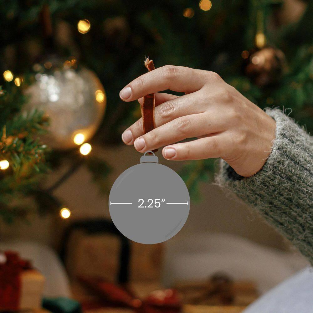 Northlight Seasonal 14-Piece Snowman Decoupage Christmas Ball Ornament Set 2.25" (60mm)