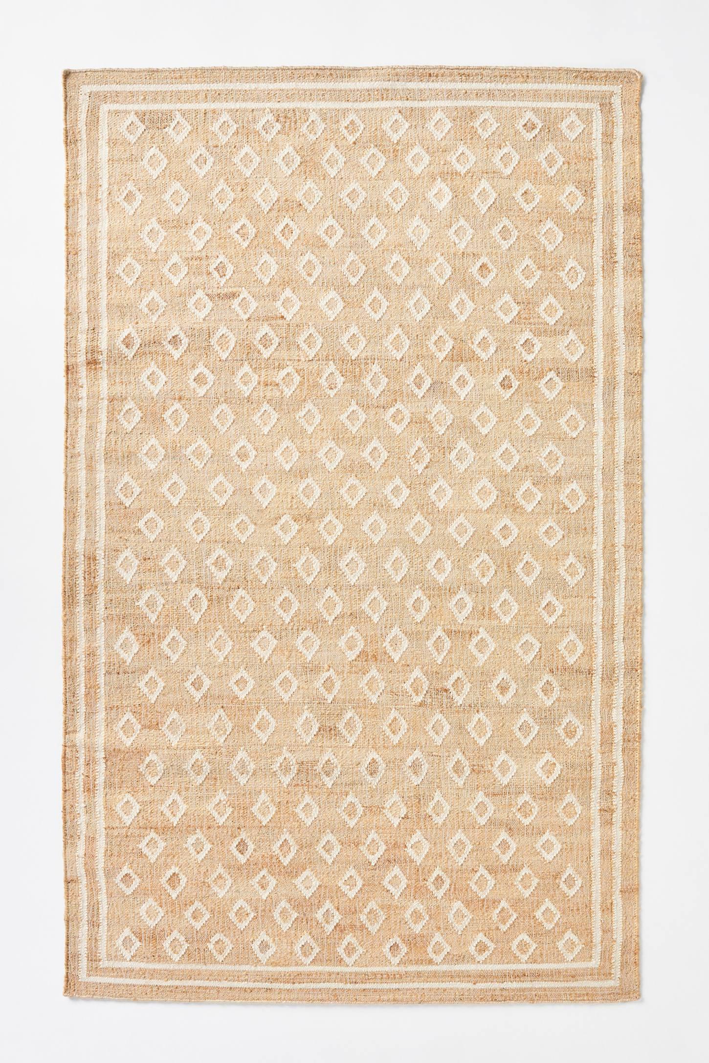Erin Gates by Momeni Erin Gates by Momeni Orchard Tiny Diamond Natural Hand Woven Wool and Jute Area Rug