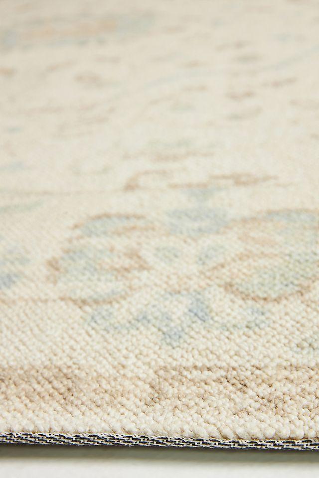 3'3"x5' Floral Loomed Accent Rug Beige - Momeni: Traditional Wool & Nylon Botanical Low Pile Indoor Rug