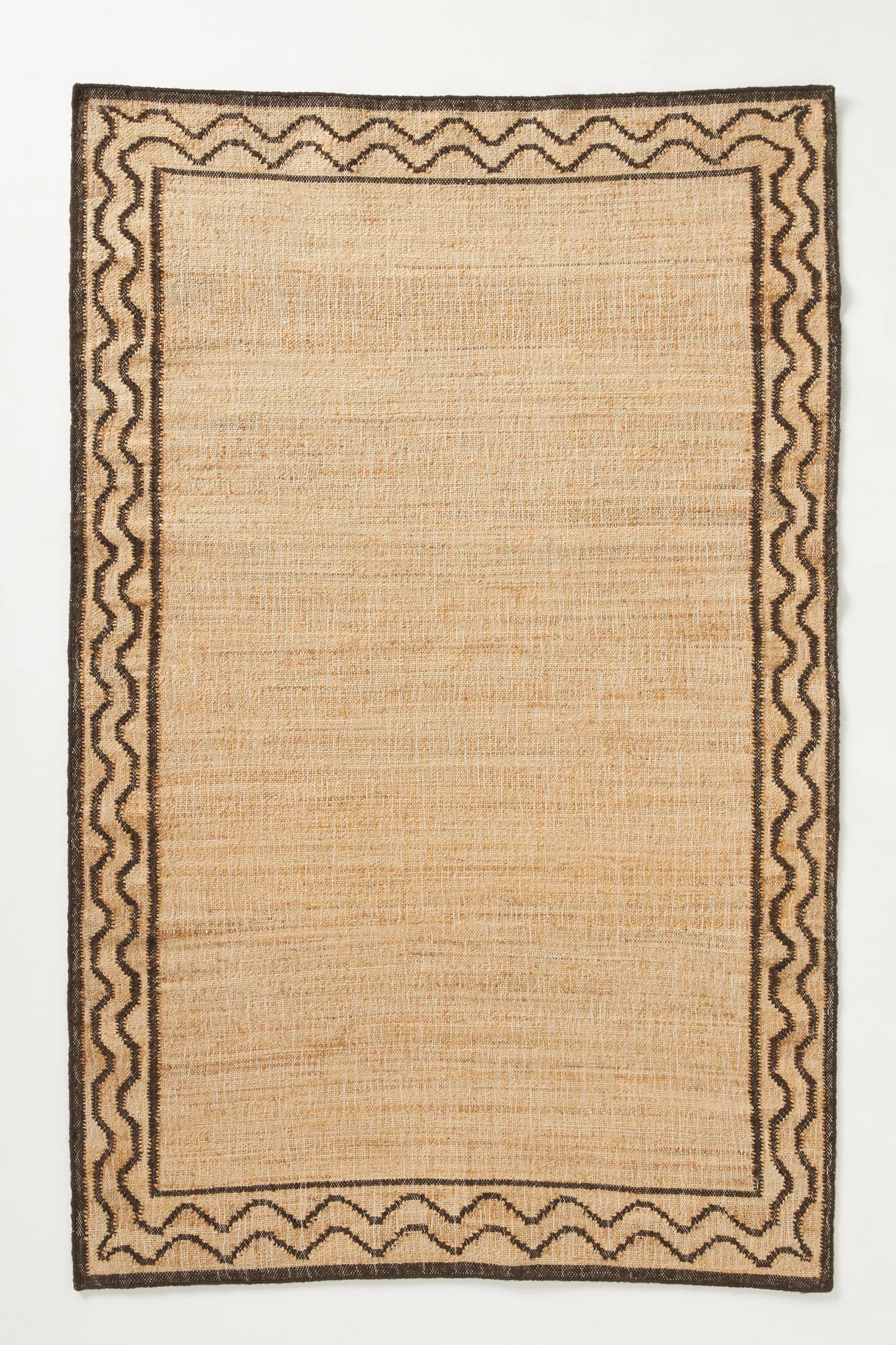 Erin Gates by Momeni Orchard Ripple Brown Hand Woven Wool and Jute Area Rug