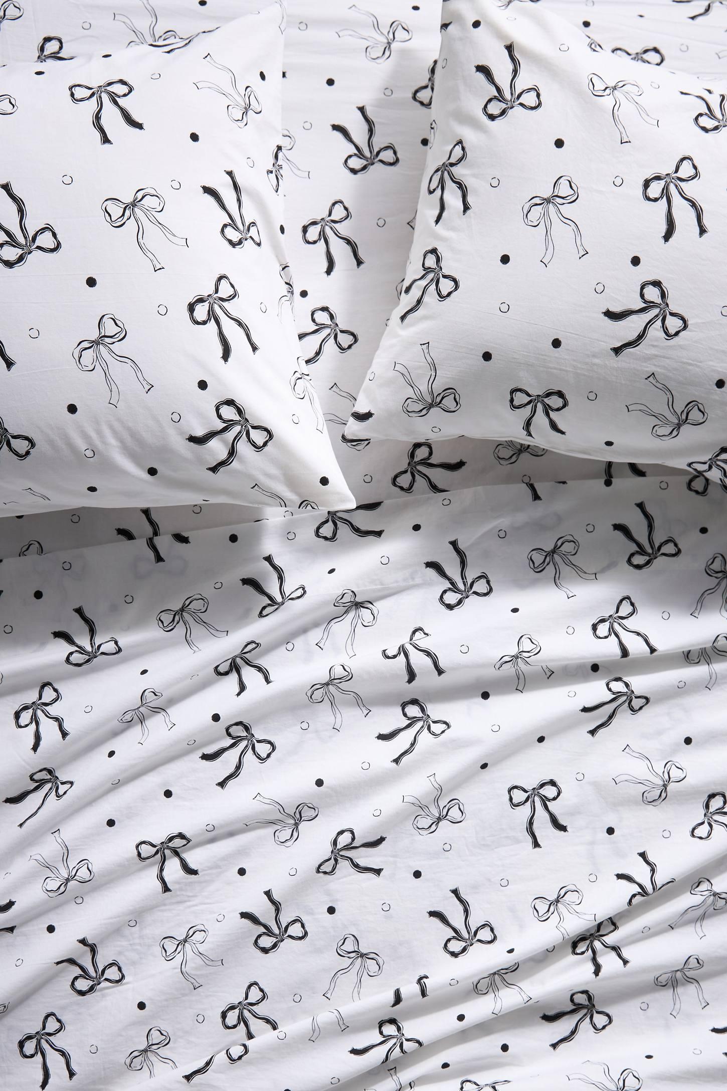 Organic Cotton Percale Printed Sheet Set