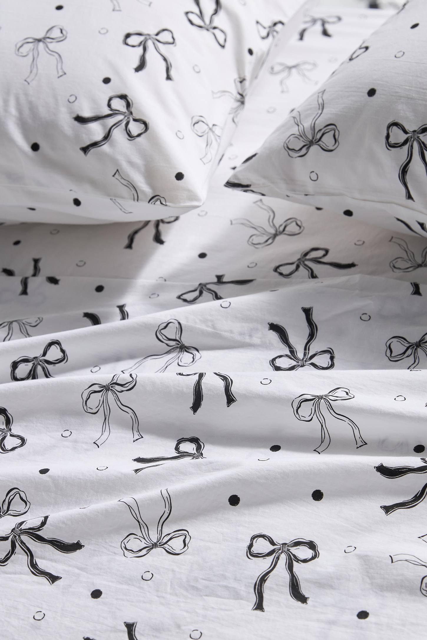 Organic Cotton Percale Printed Sheet Set