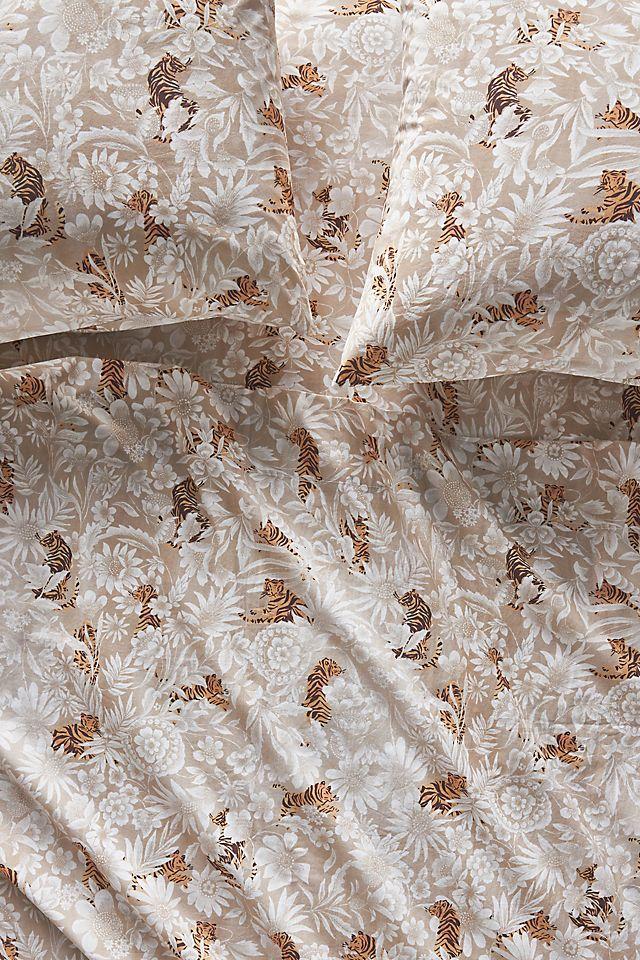 Organic Cotton Percale Printed Sheet Set