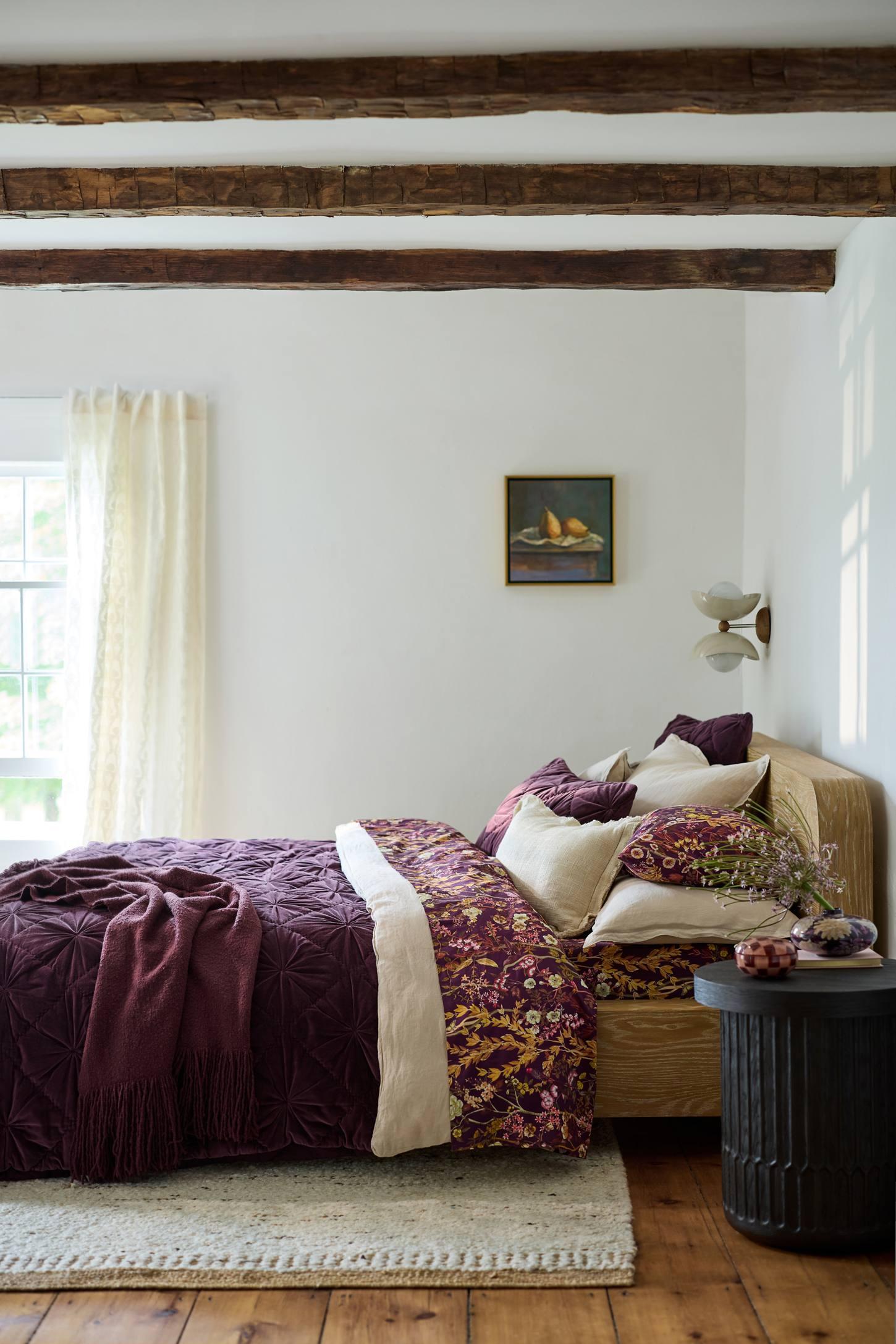 Organic Cotton Percale Printed Sheet Set