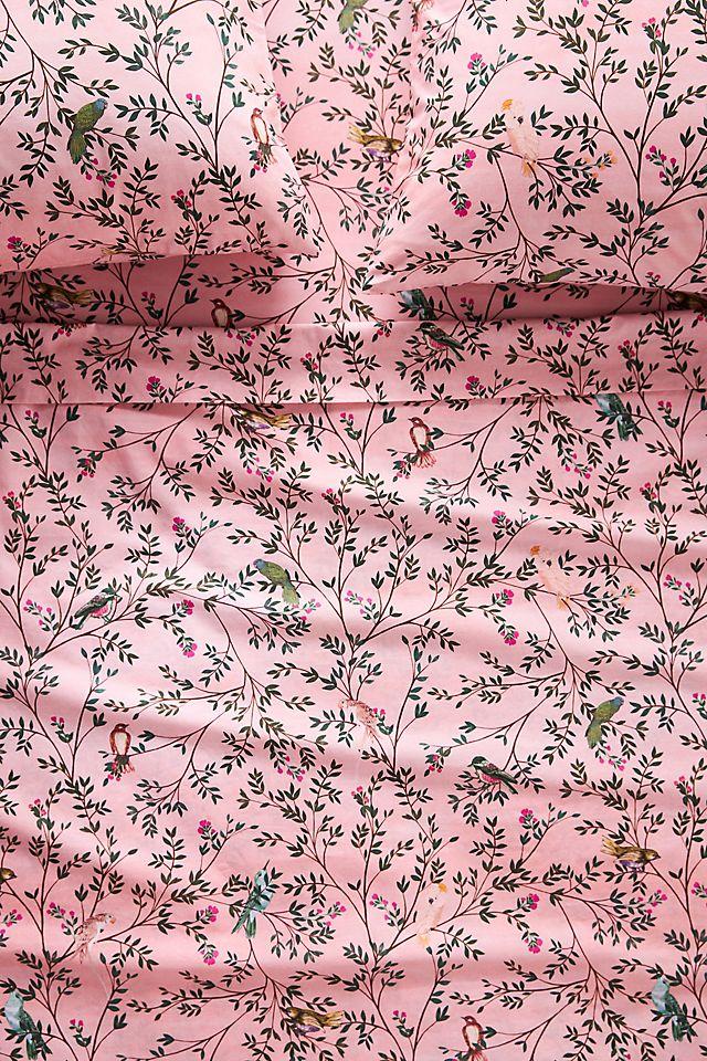 Organic Cotton Percale Printed Sheet Set