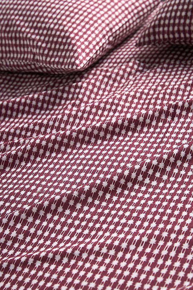 Organic Cotton Percale Printed Sheet Set