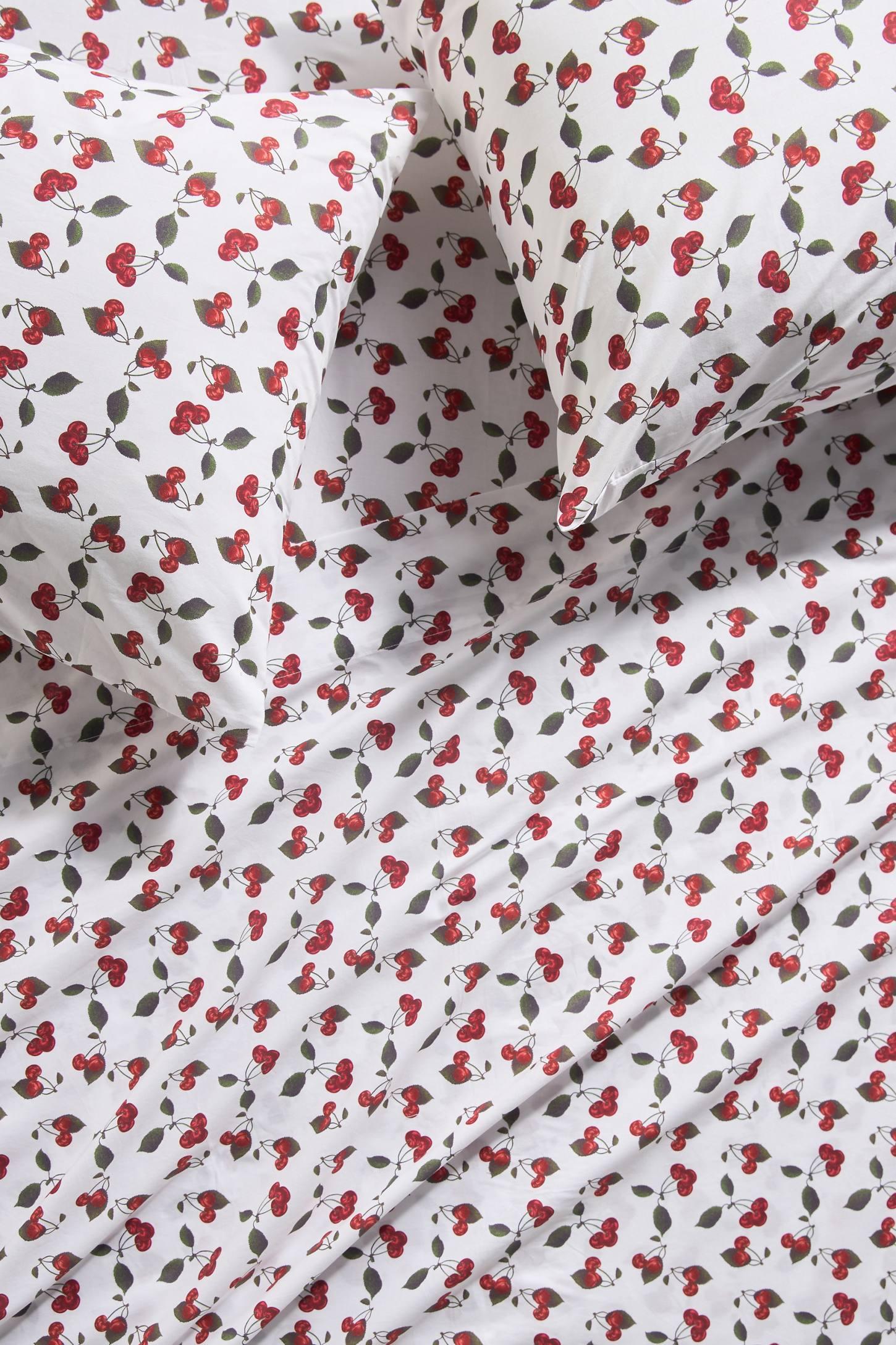 Organic Cotton Percale Printed Sheet Set