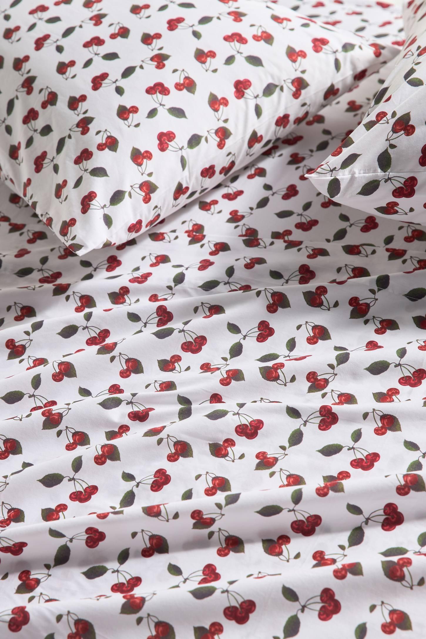 Organic Cotton Percale Printed Sheet Set