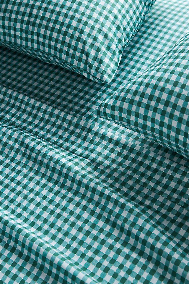 The Organic Cotton Sateen Printed Sheet Set by Maeve