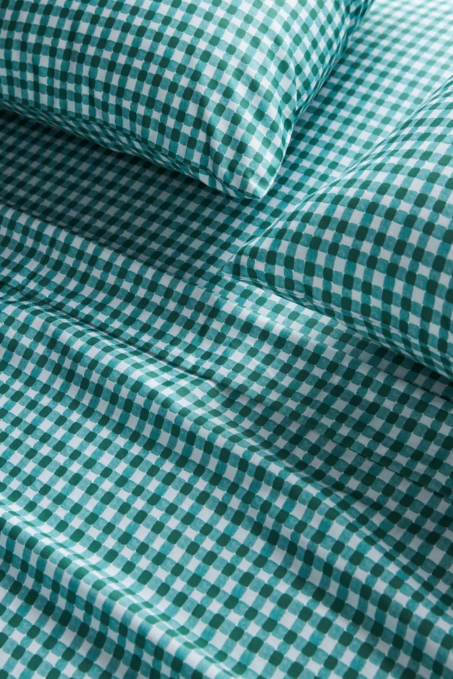 The Organic Cotton Sateen Printed Sheet Set by Maeve