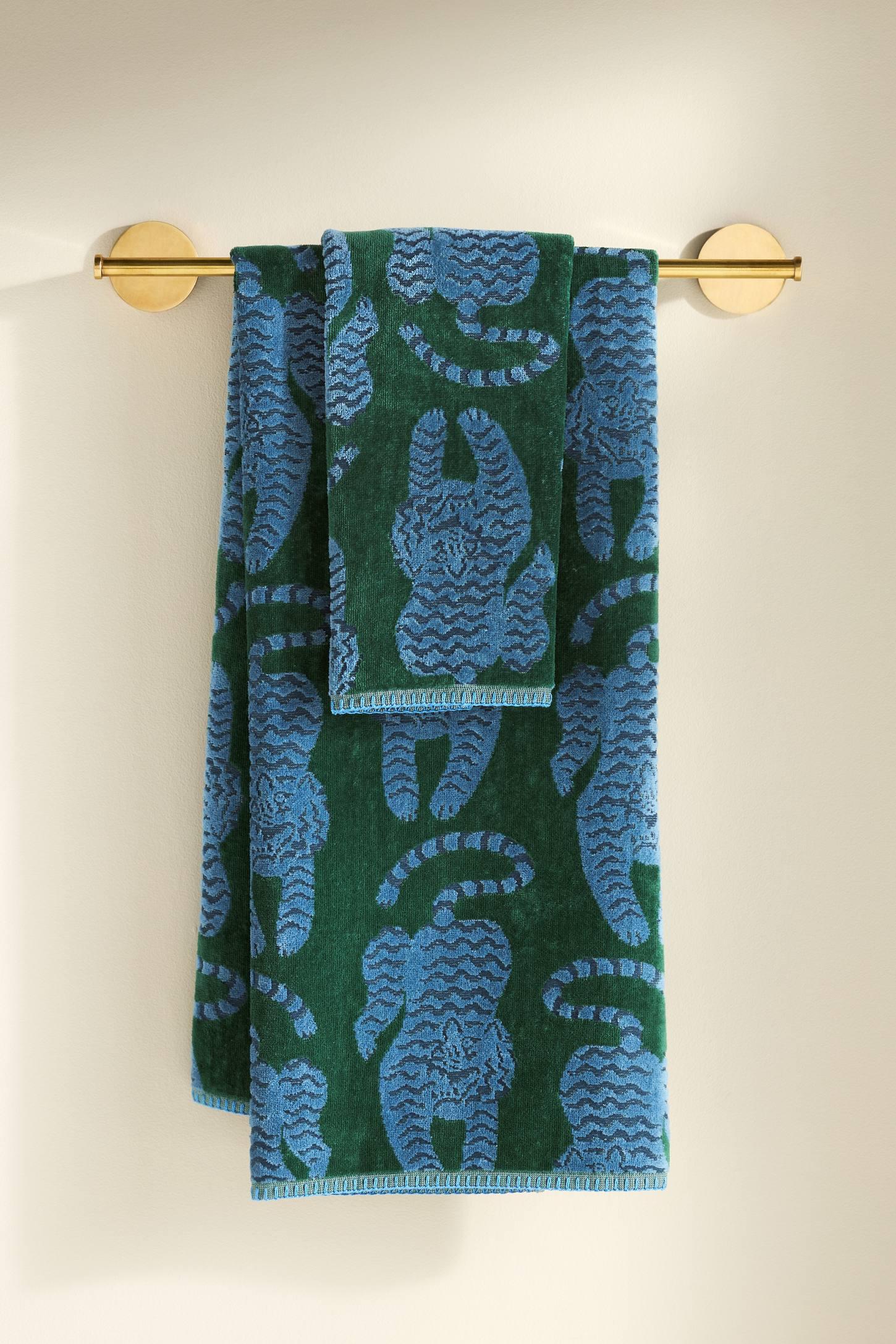 Isa Tiger Cotton Towel Collection