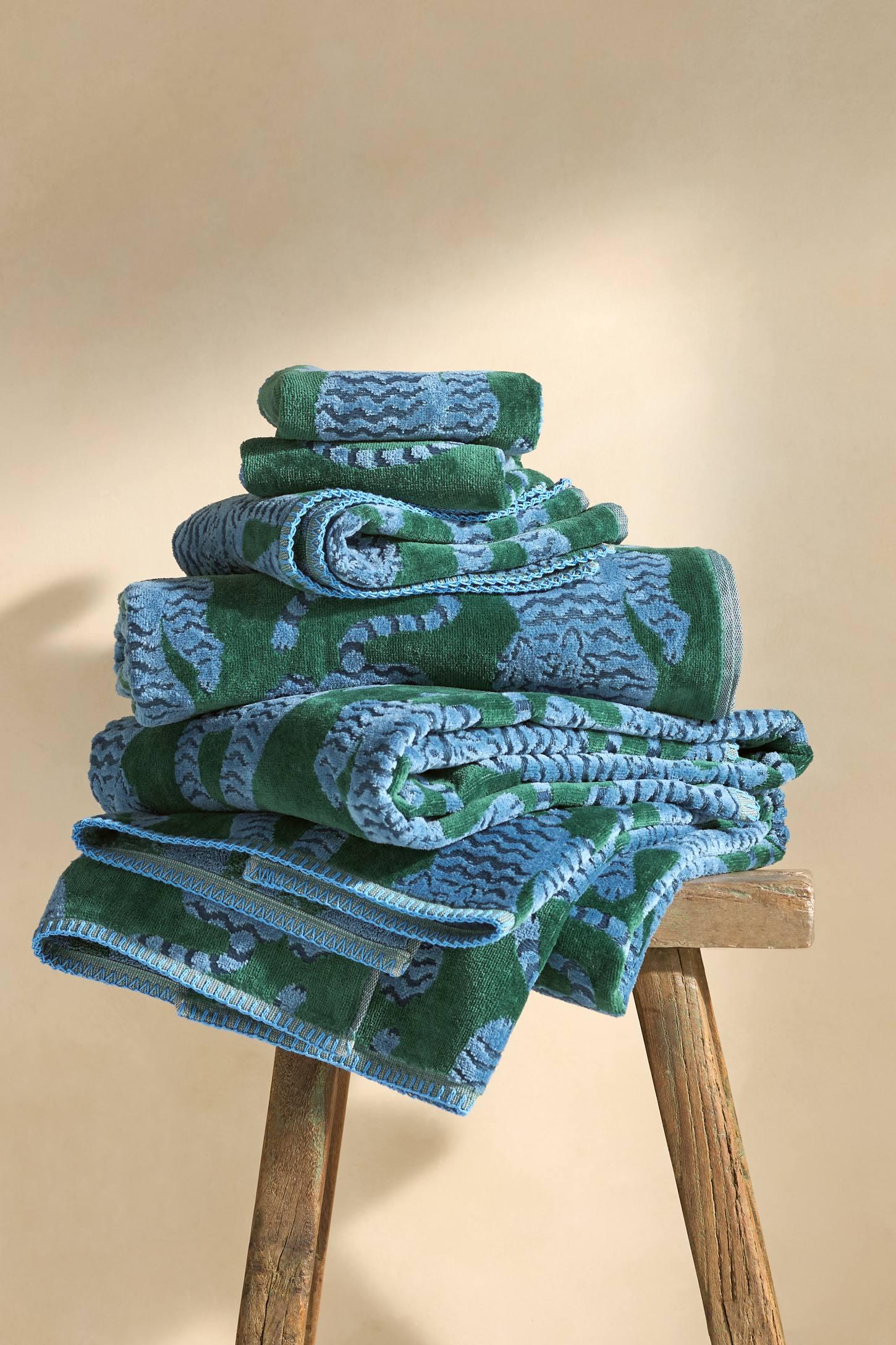 Isa Tiger Cotton Towel Collection