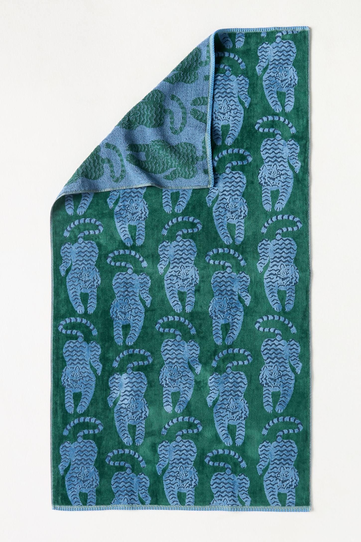 Isa Tiger Cotton Towel Collection