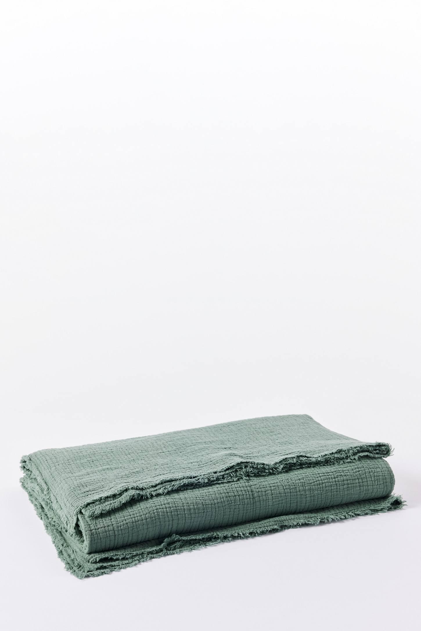 Topanga Matelasse Plain Weave / Muslin Throw Blanket