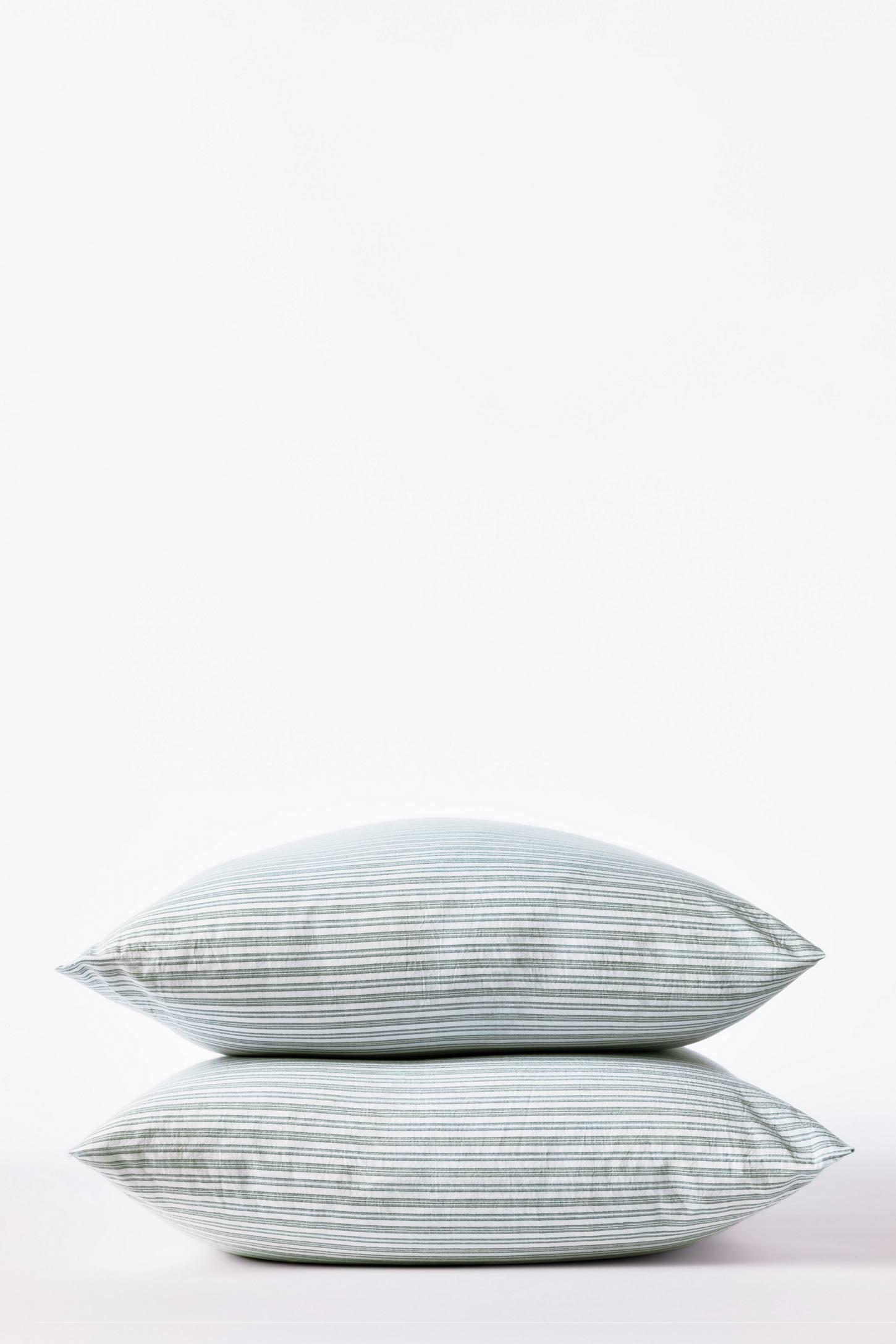 Coyuchi Organic Crinkled Percale Pillowcase Set of 2
