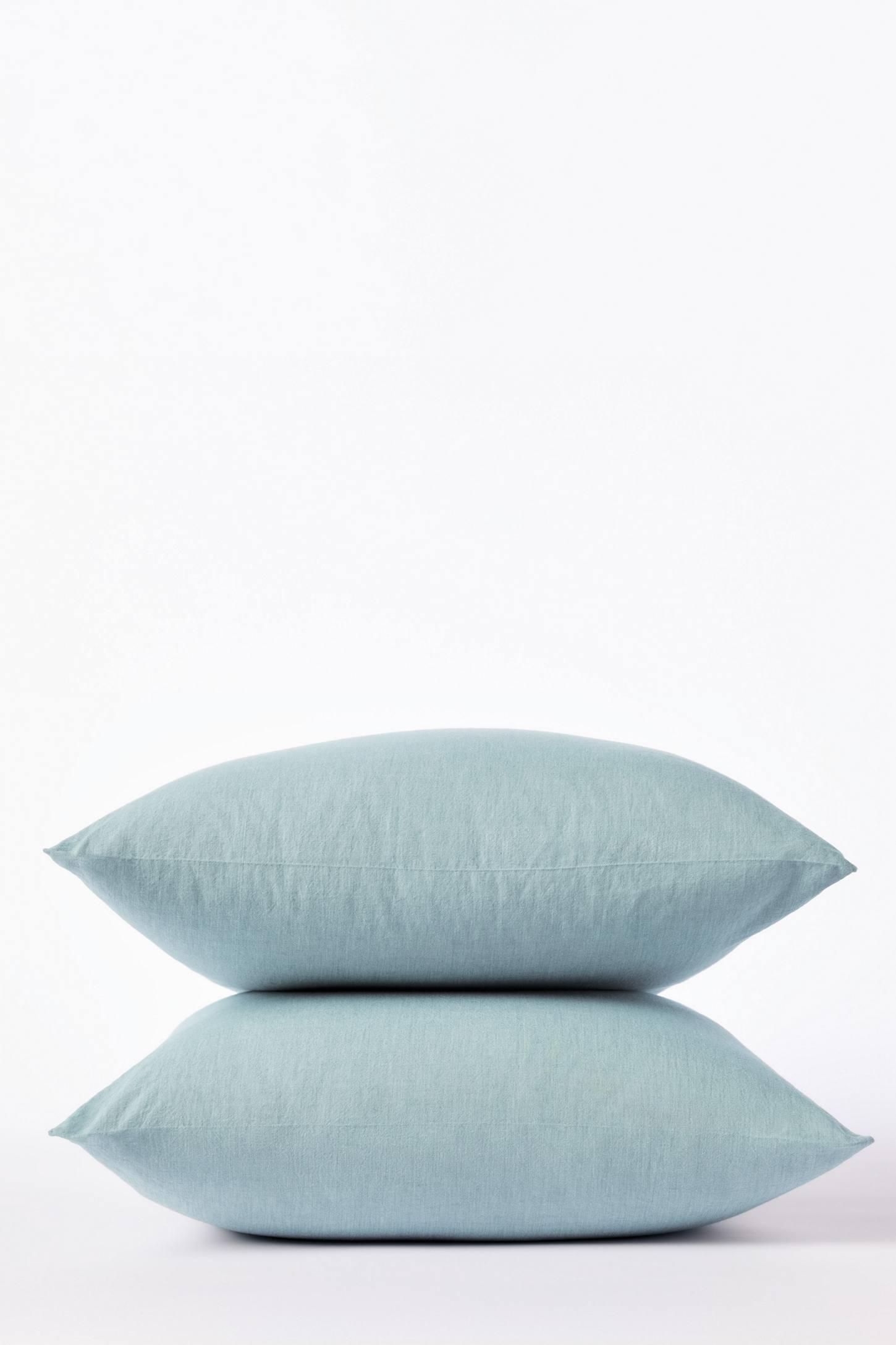 King Size Organic Cotton Striped Pillowcases Set of 2