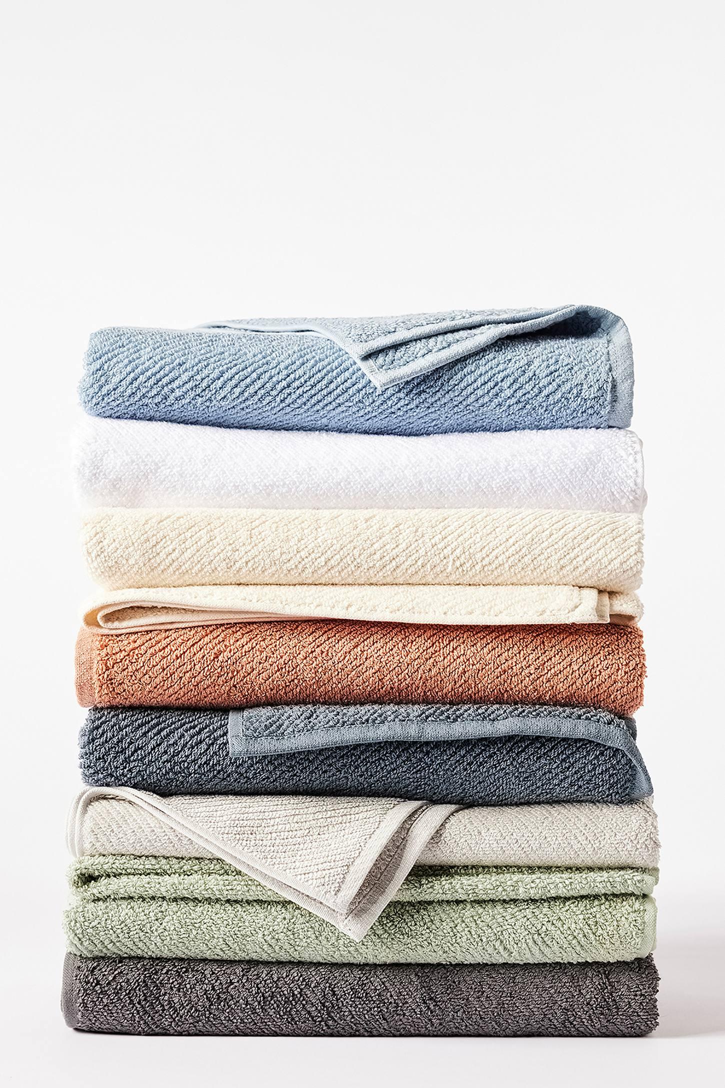 Coyuchi 100% Cotton Terrycloth Bath Towels (Set of 6)