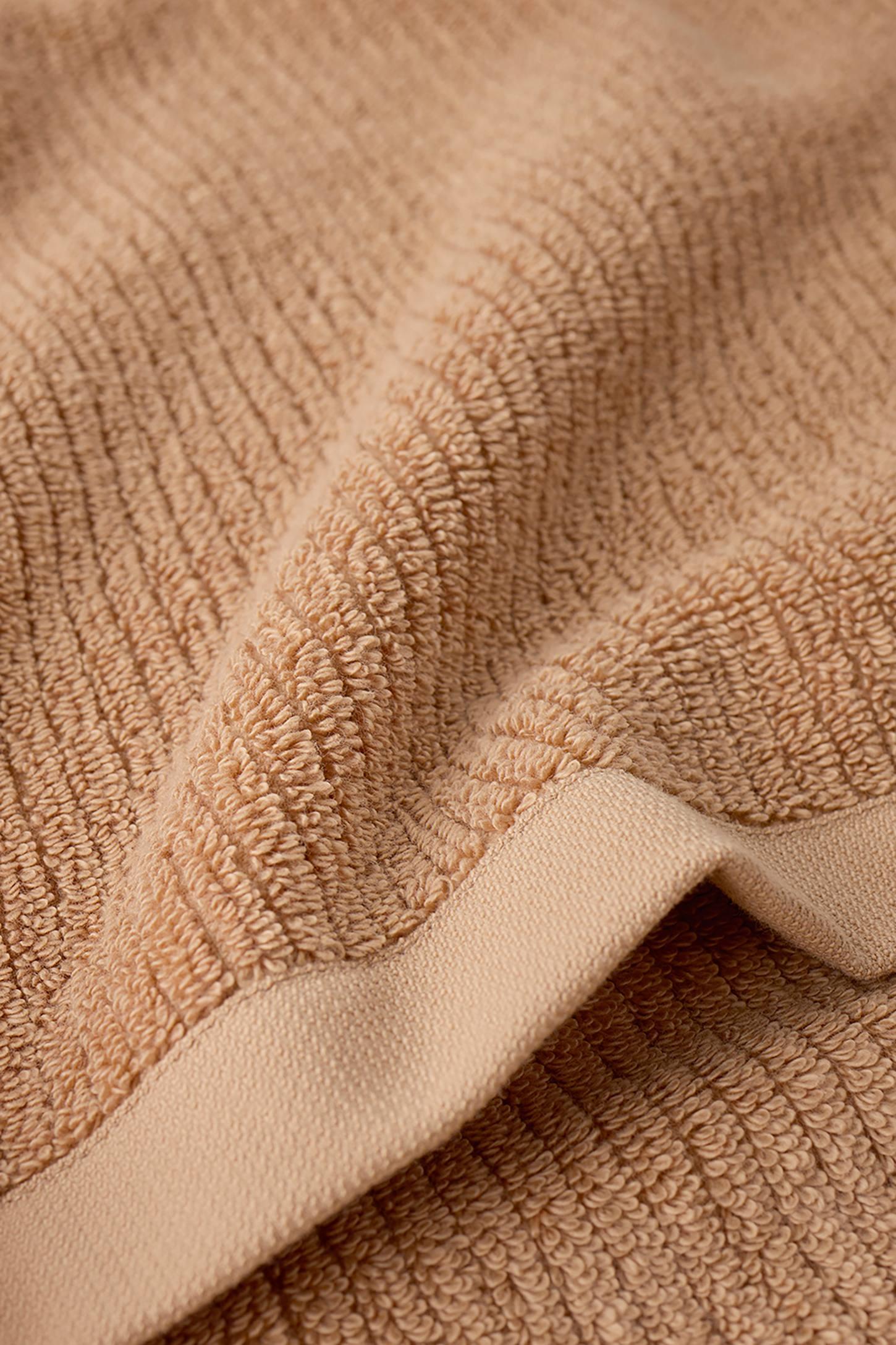 Ginger Organic Turkish Cotton Ribbed Towel Set