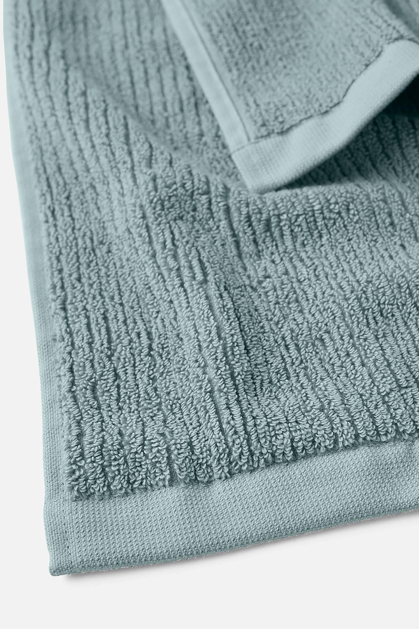 Coyuchi Temescal Organic 100% Cotton Ribbed Bath Towels