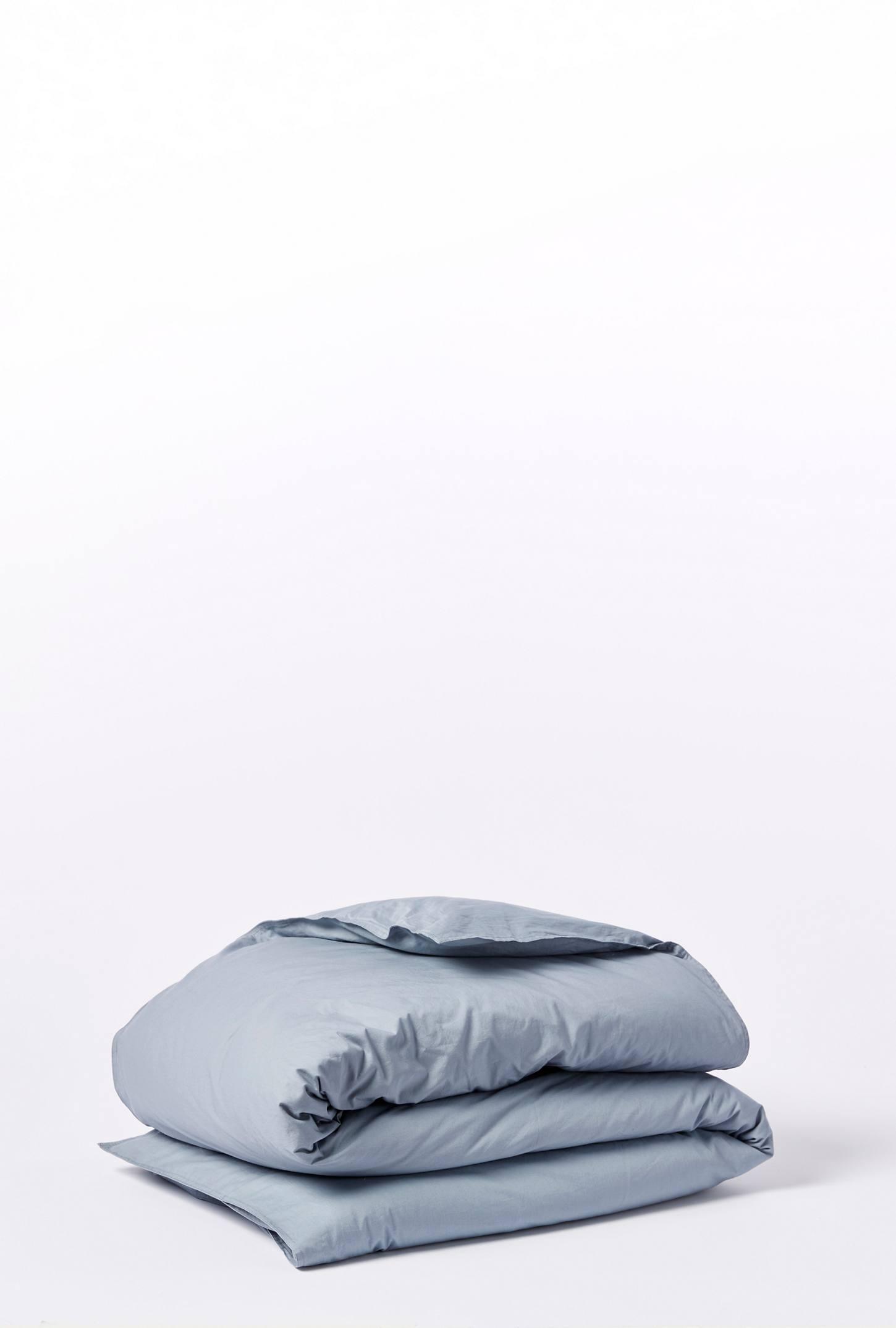 Coyuchi Organic Crinkled Percale Duvet Cover