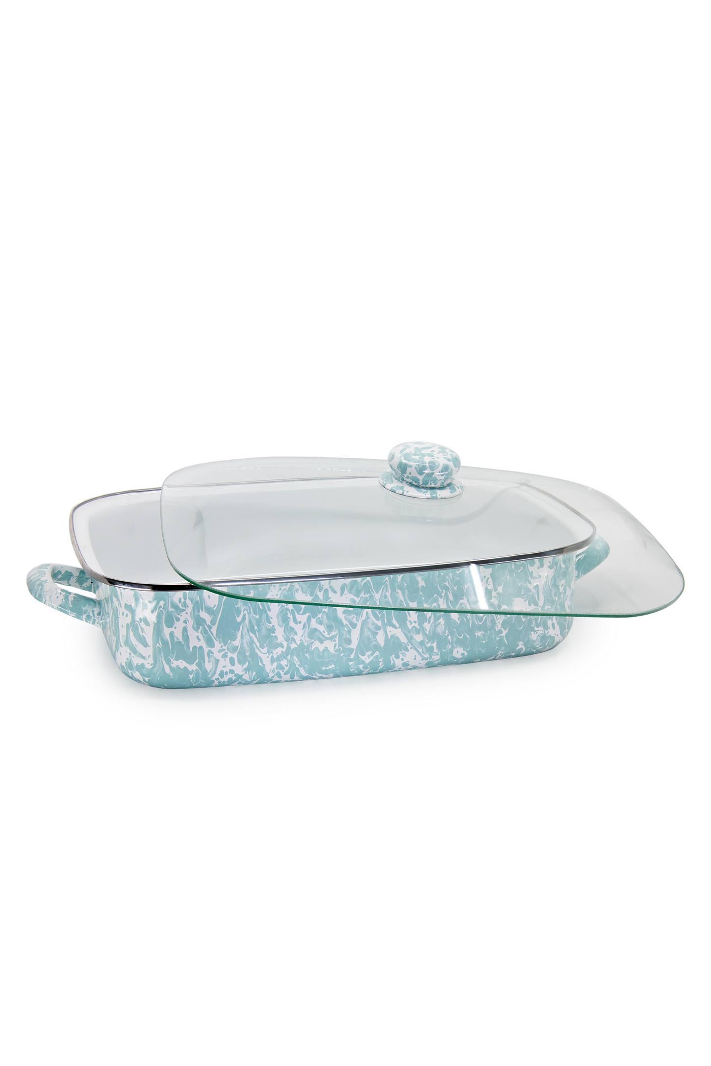Golden Rabbit Grey Swirl Roasting Pan