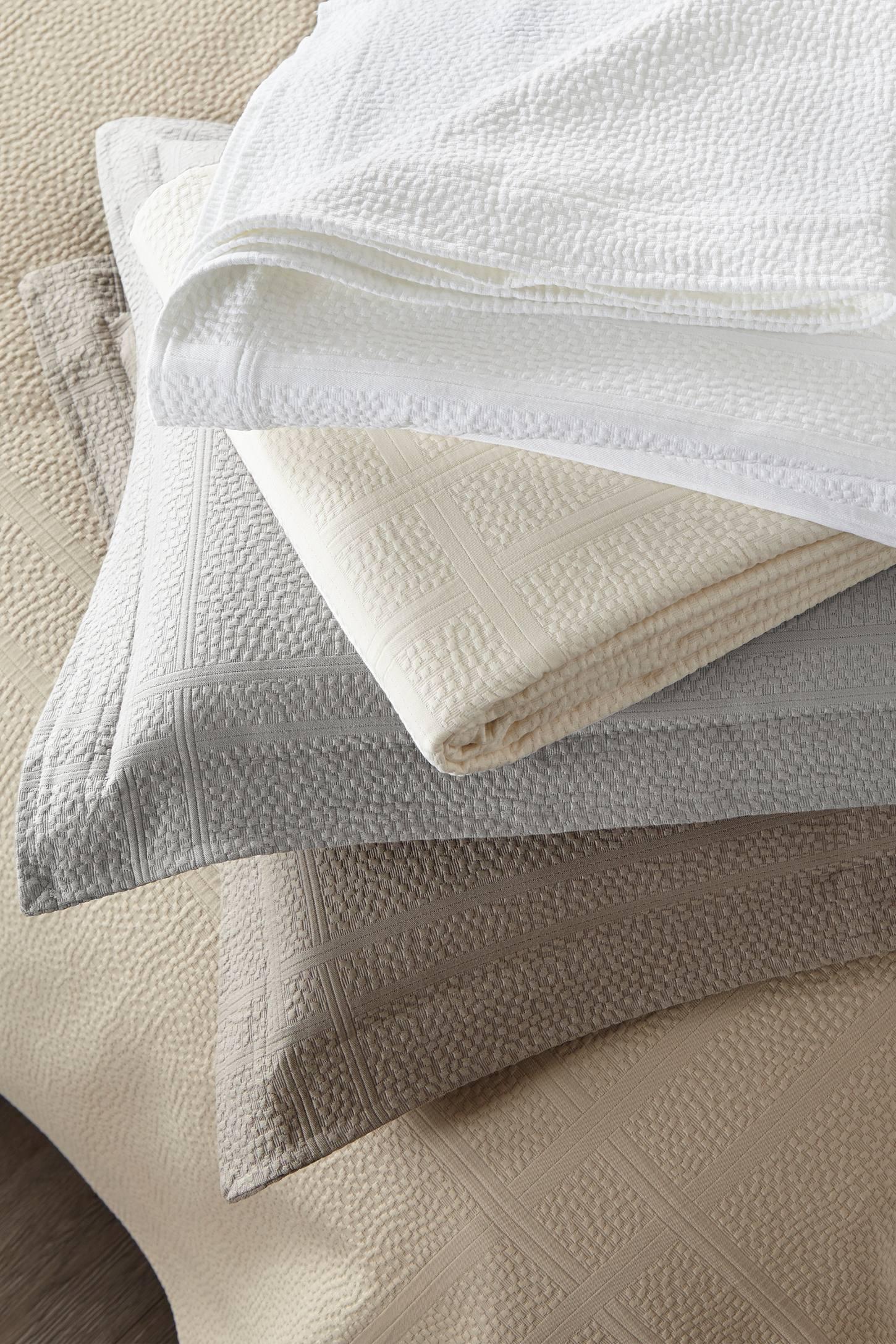 Peacock Alley Montauk 100% Cotton Coverlet