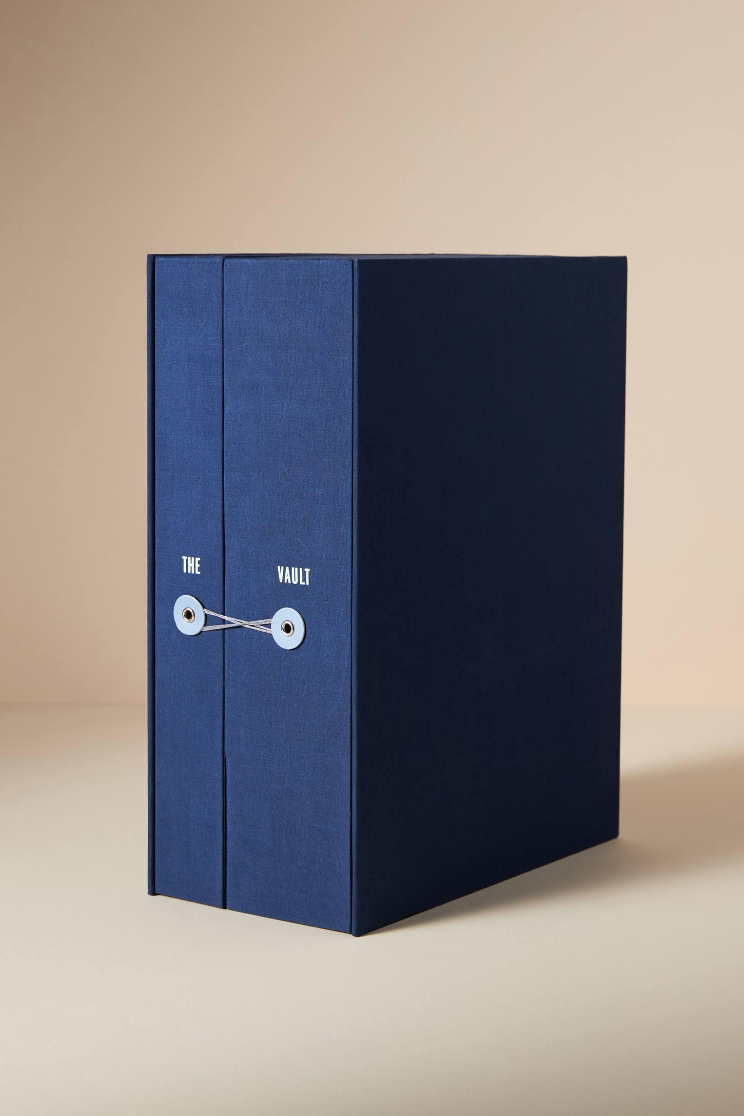 The Vault All-in-One Blue Desk Organizer