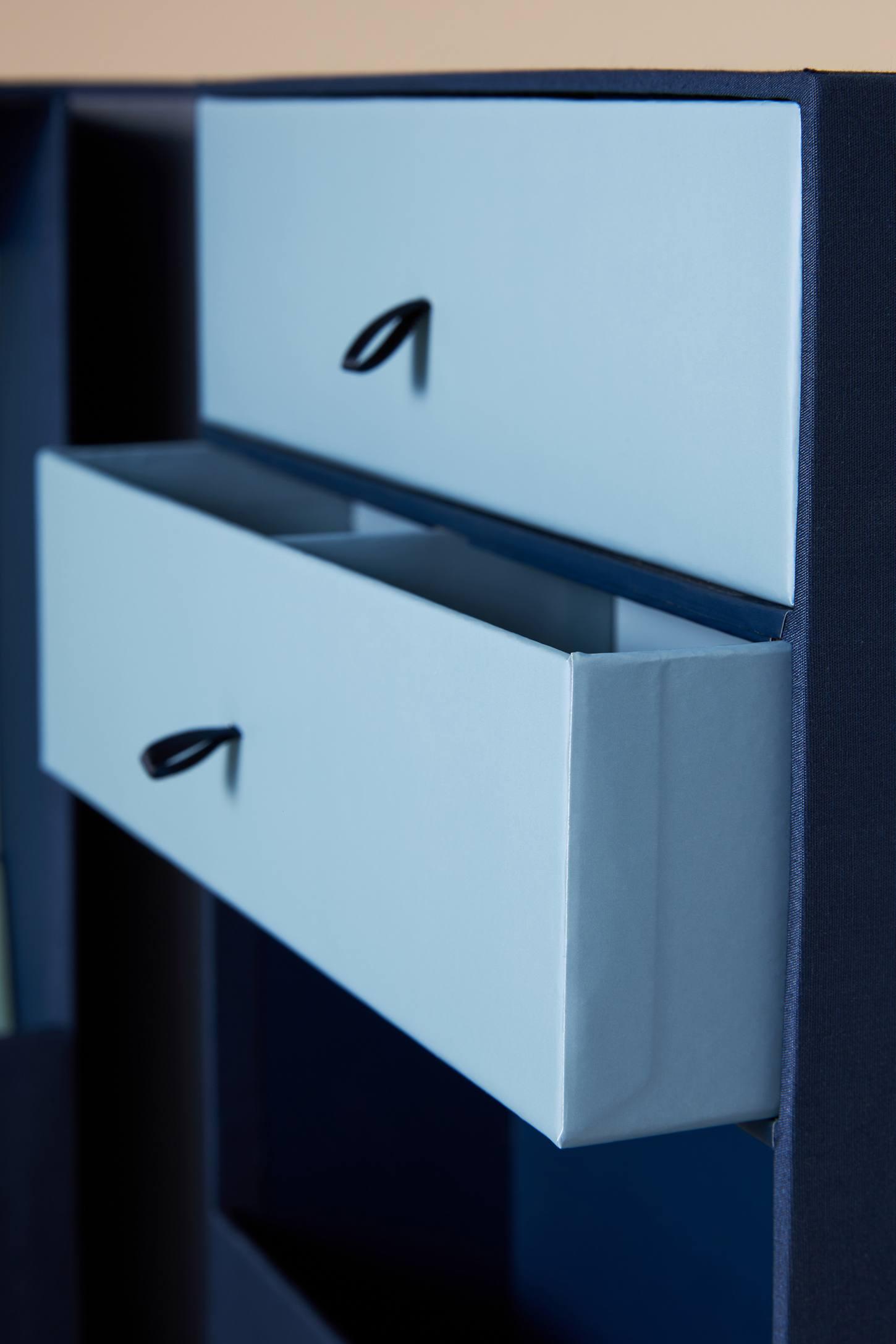 The Vault All-in-One Blue Desk Organizer