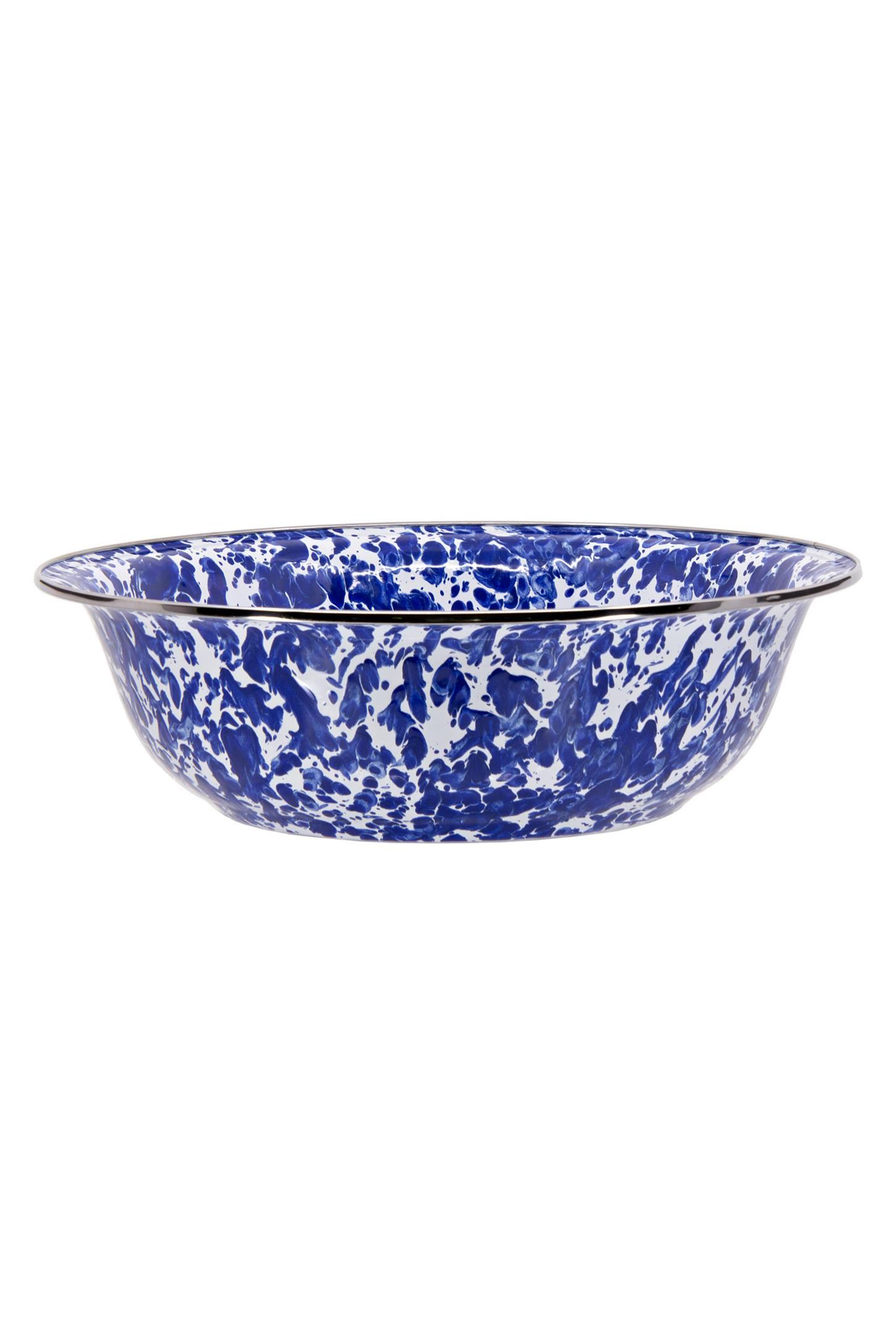 Golden Rabbit Golden Rabbit Swirl Enamelware Serving Bowl