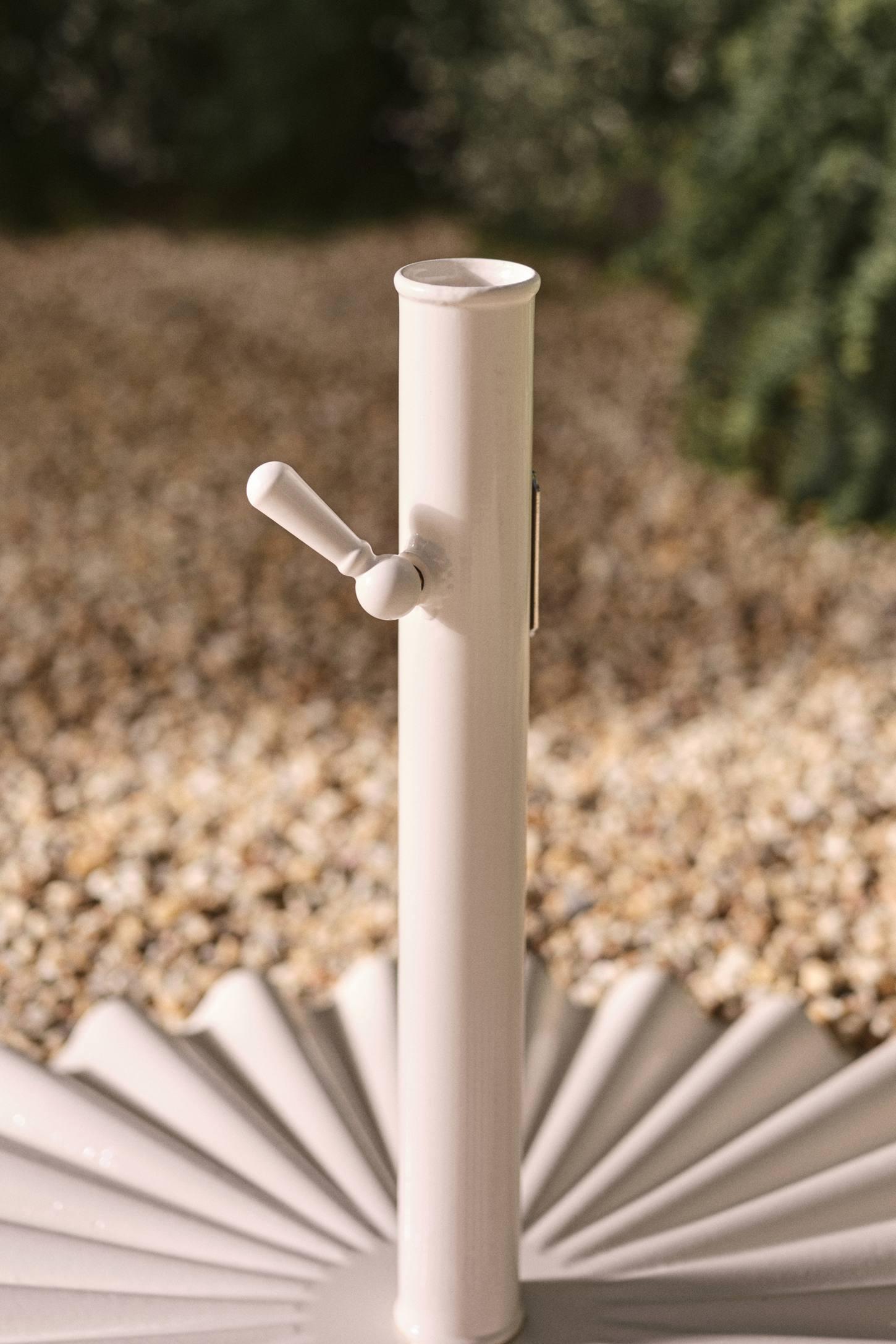 Clamshell Umbrella Base by Business & Pleasure Co. - White