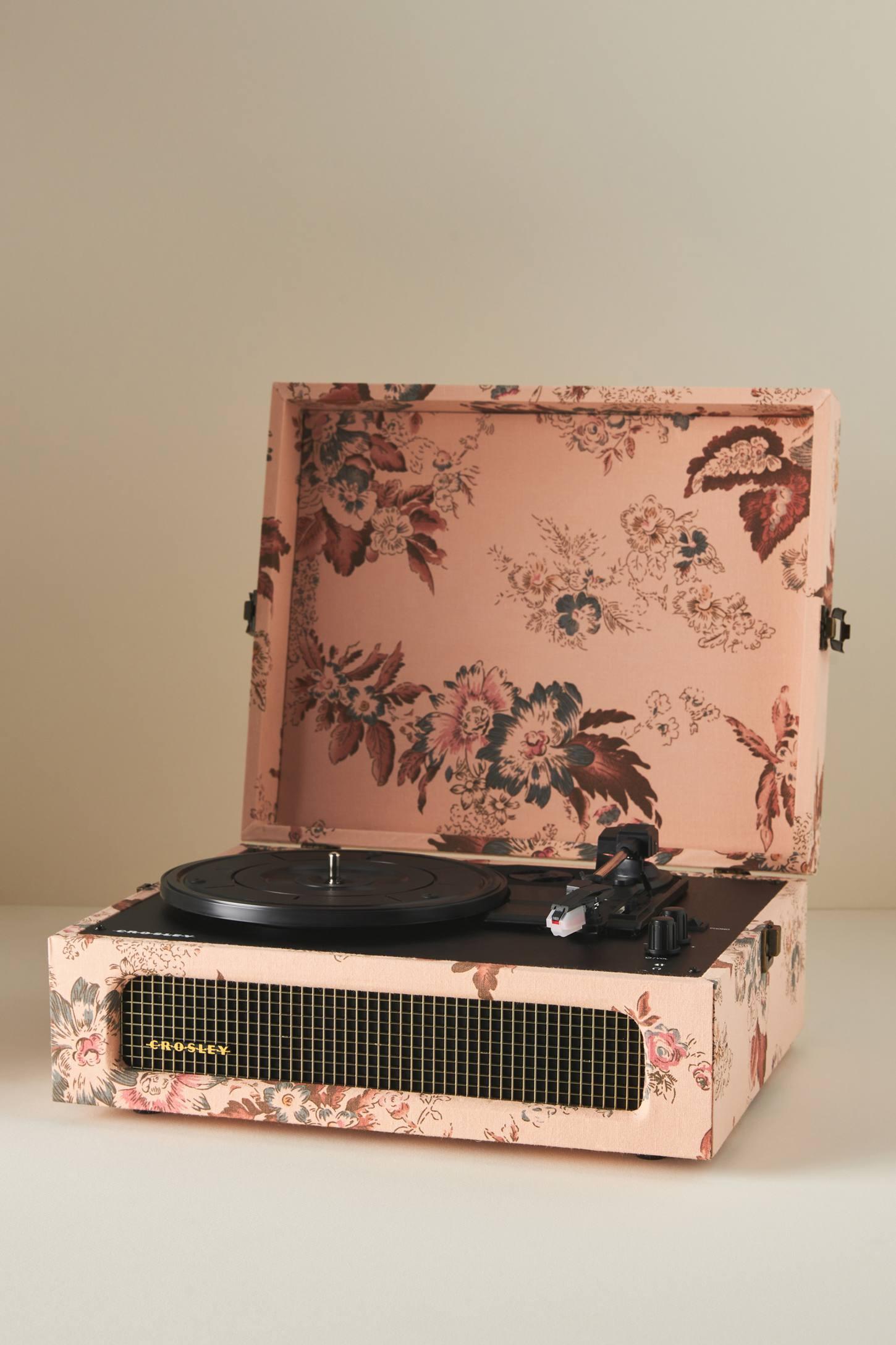 Crosley Floral Voyager Bluetooth Record Player