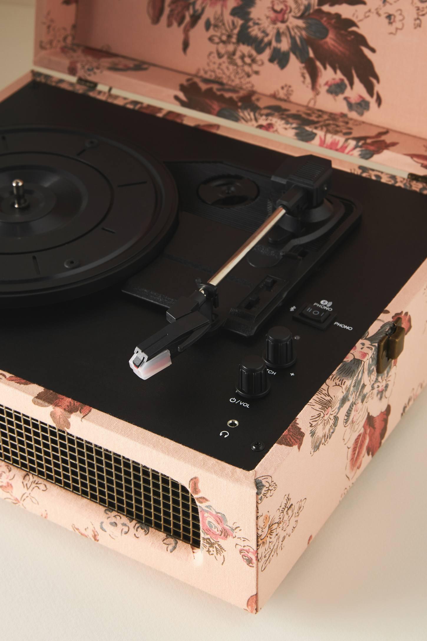 Crosley Floral Voyager Bluetooth Record Player