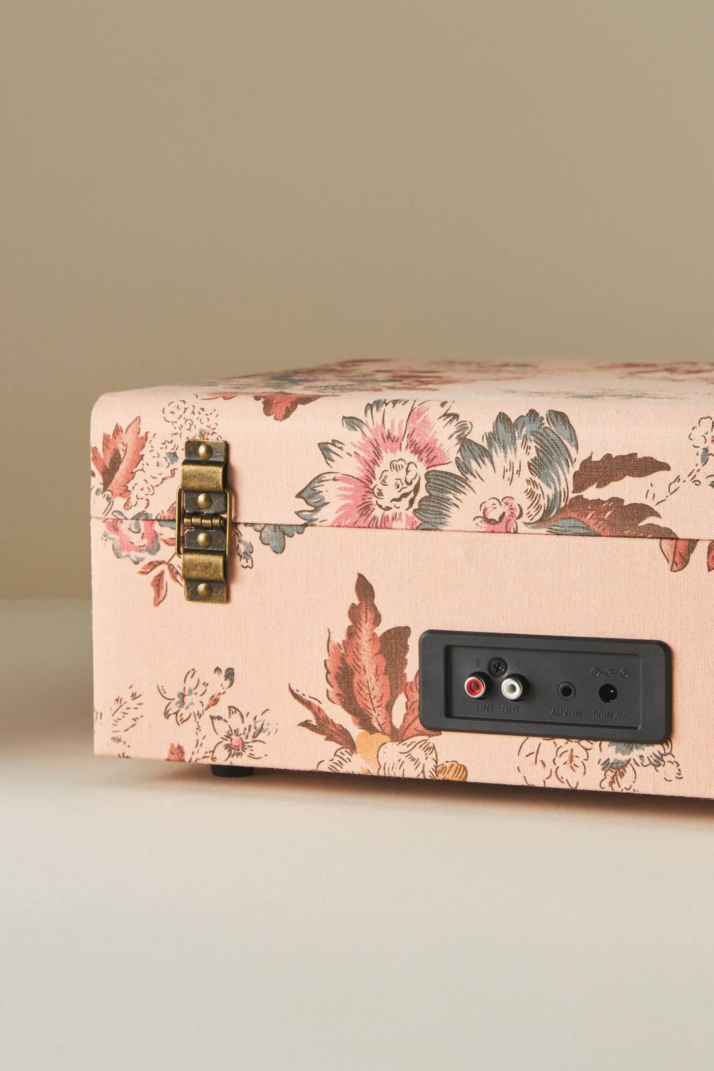 Crosley Floral Voyager Bluetooth Record Player