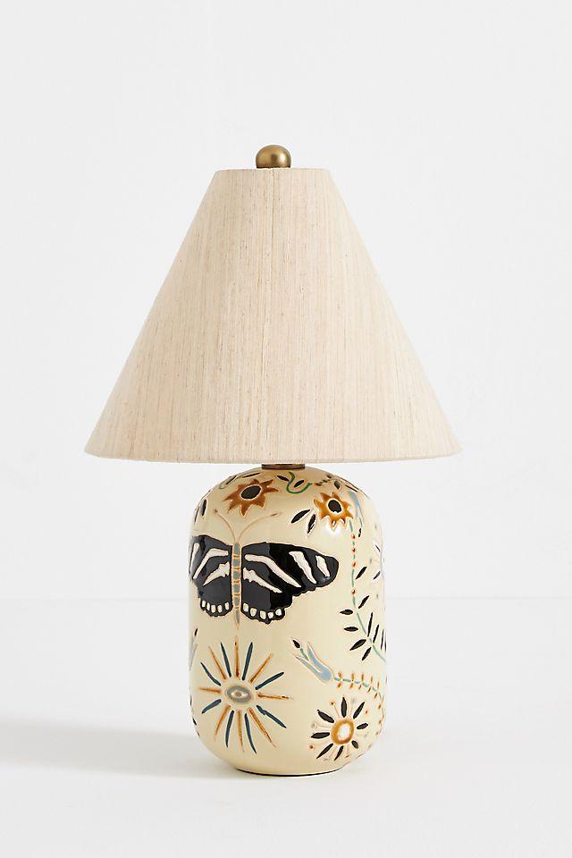 Kaia Wax Resist Ceramic Table Lamp