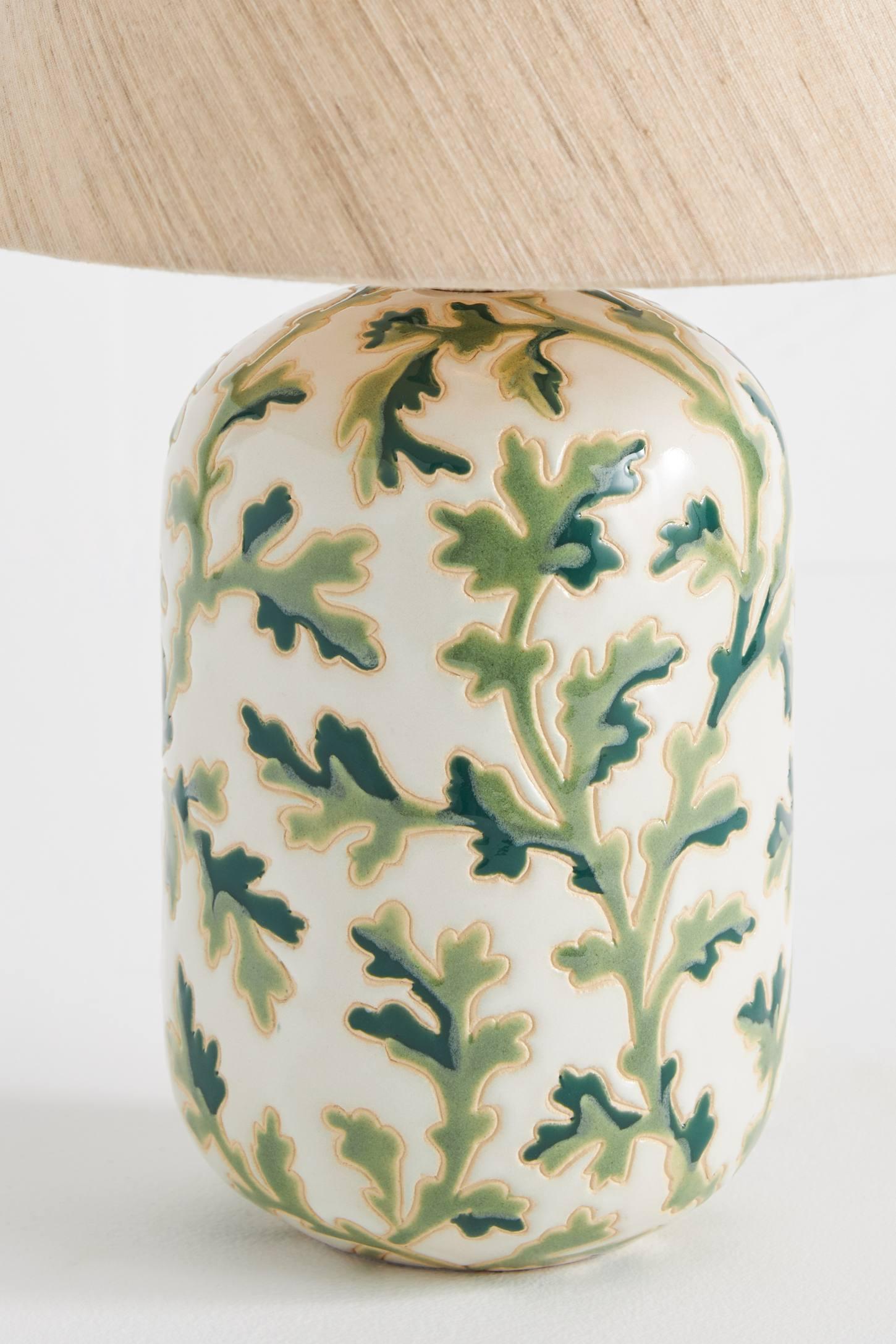 Kaia Wax Resist Ceramic Table Lamp