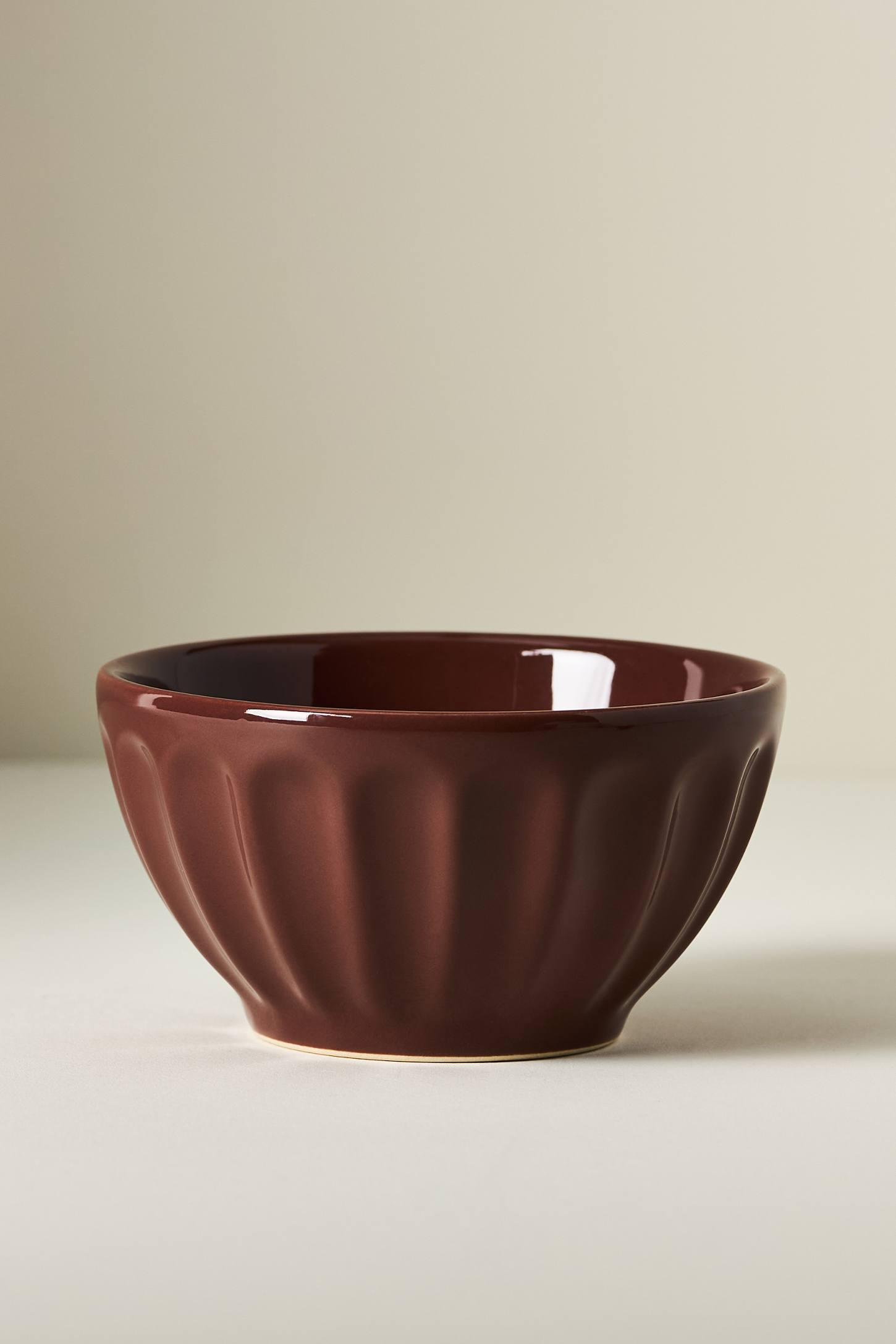The Latte Stoneware Cereal Bowls, Set of 4: Amelie Edition