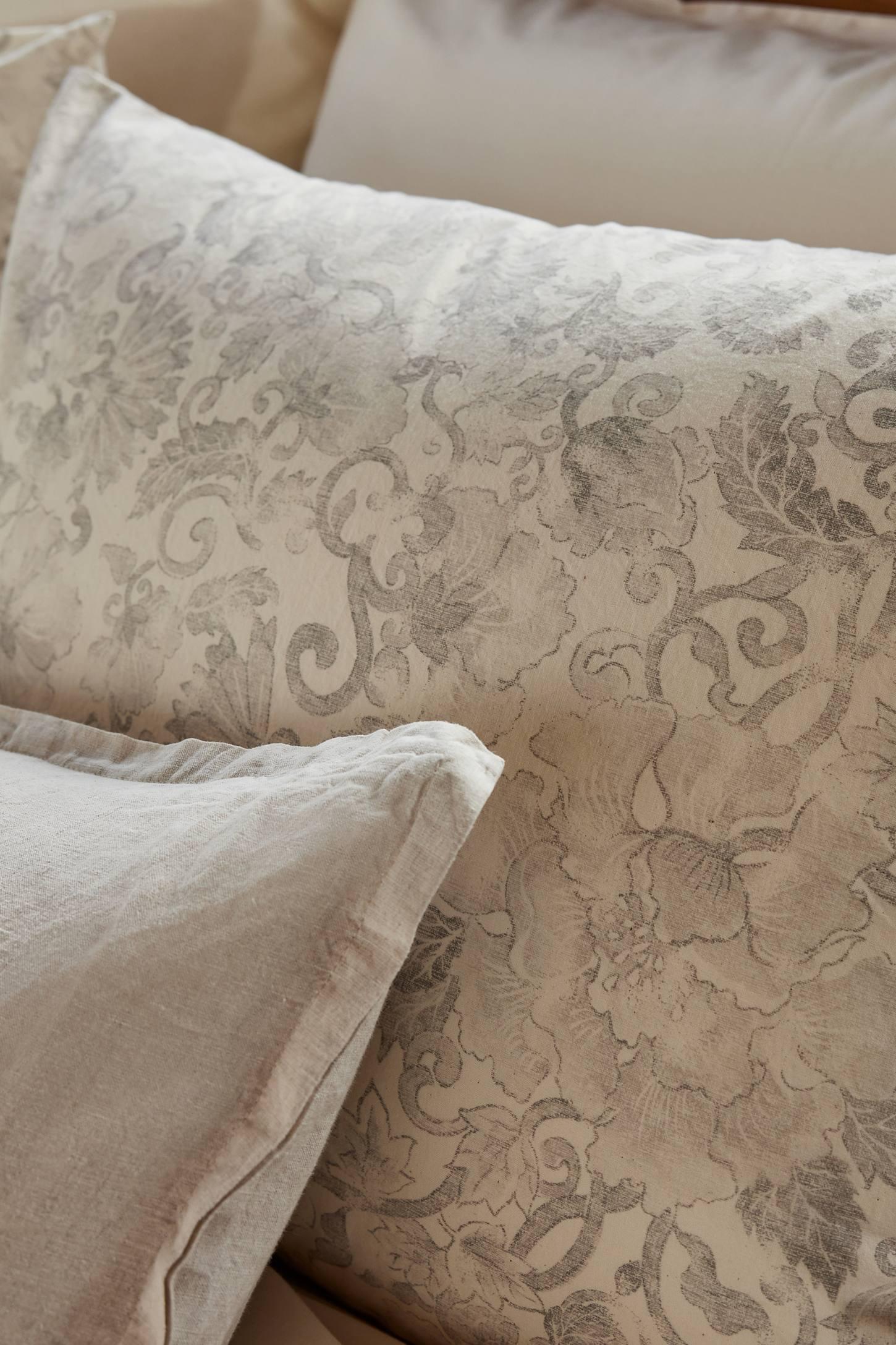 Solana Organic Print Sham Botanical