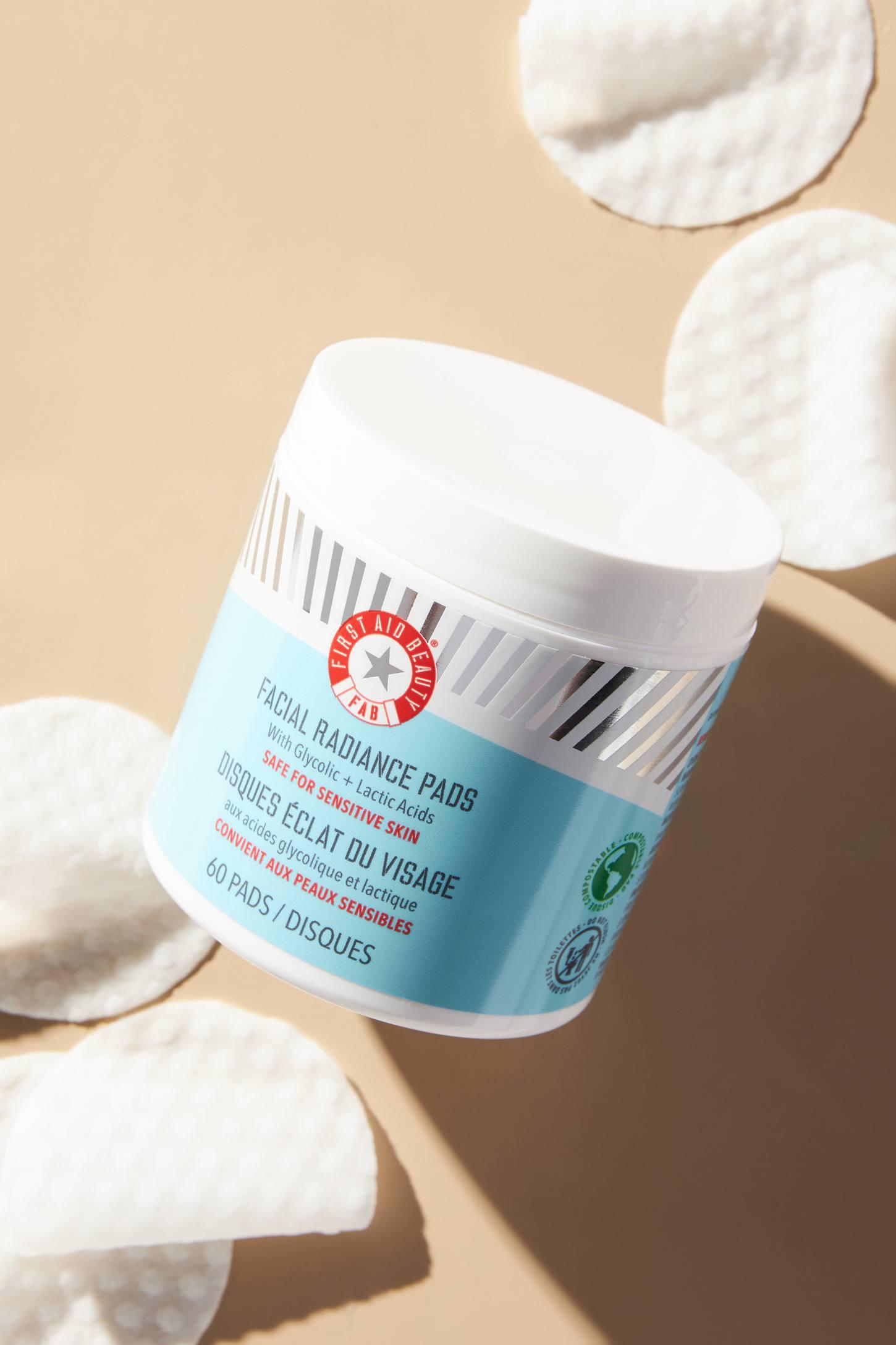 FIRST AID BEAUTY Gentle Exfoliating Facial Pads for Sensitive to Normal Skin - Fragrance-Free - 60ct - Ulta Beauty