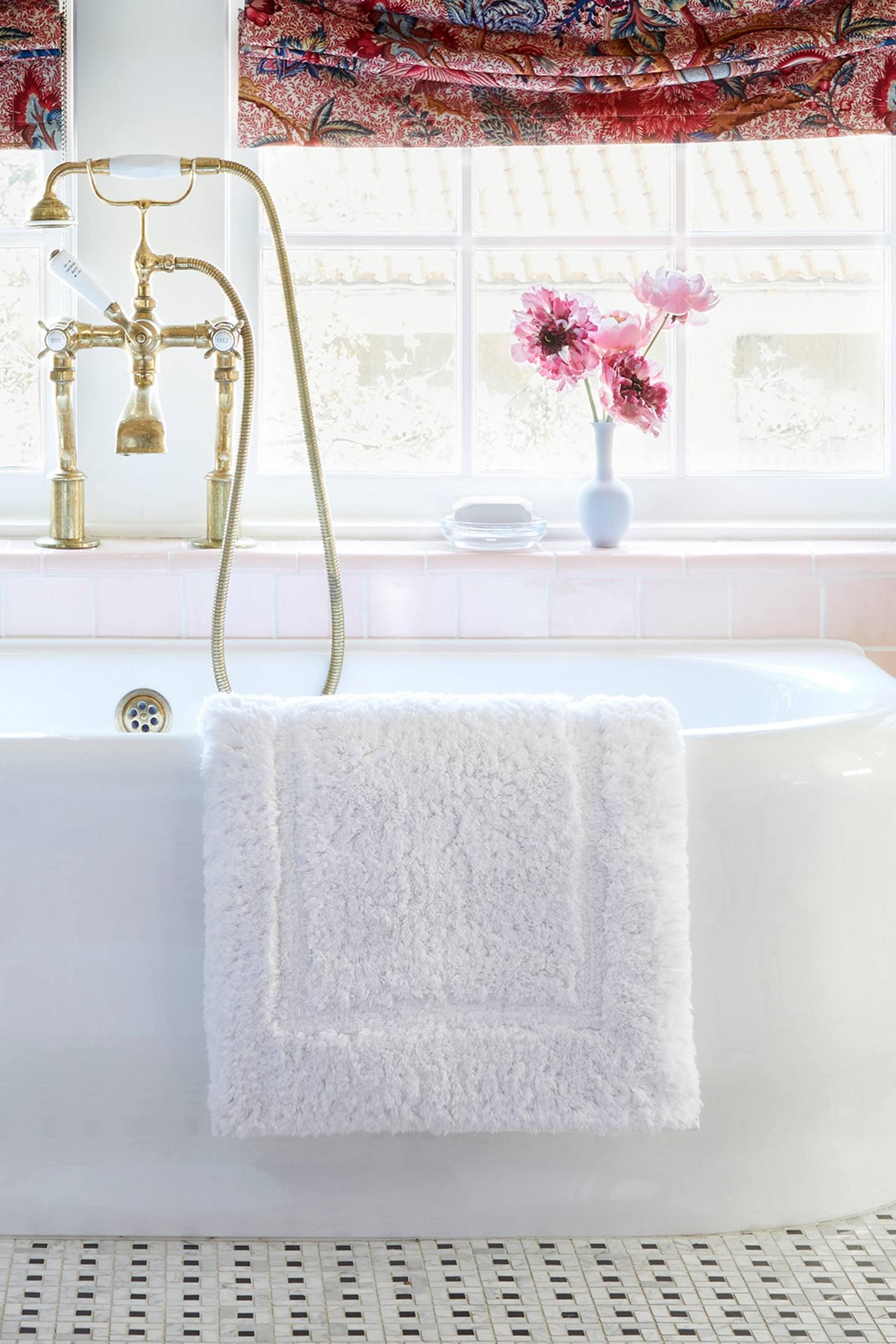 Peacock Alley Tiffany Cloud Rectangle 100% Cotton Bath Rug