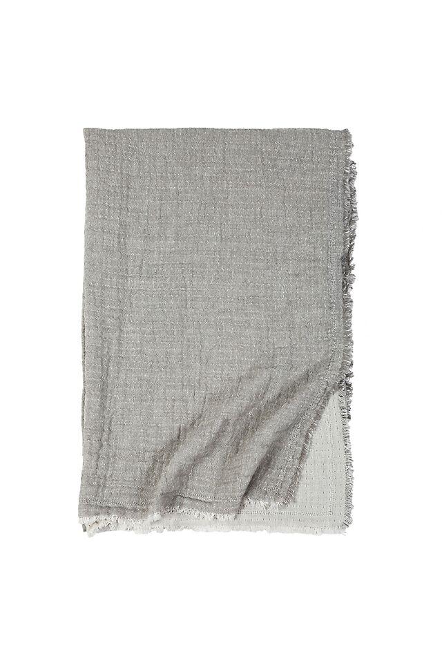 Hermosa Oversized Throw by Pom Pom At Home - Light Gray