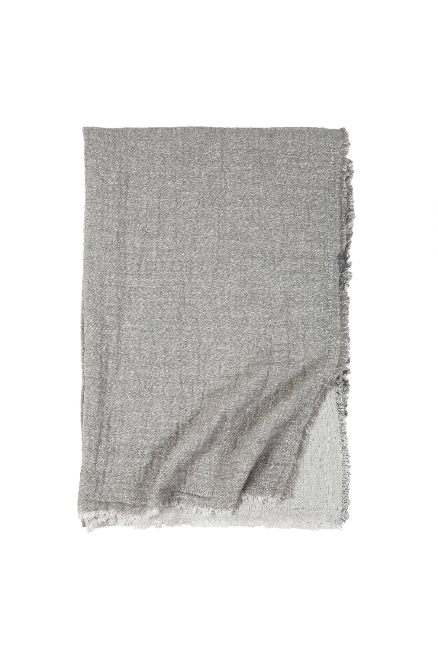 Hermosa Oversized Throw by Pom Pom At Home - Light Gray