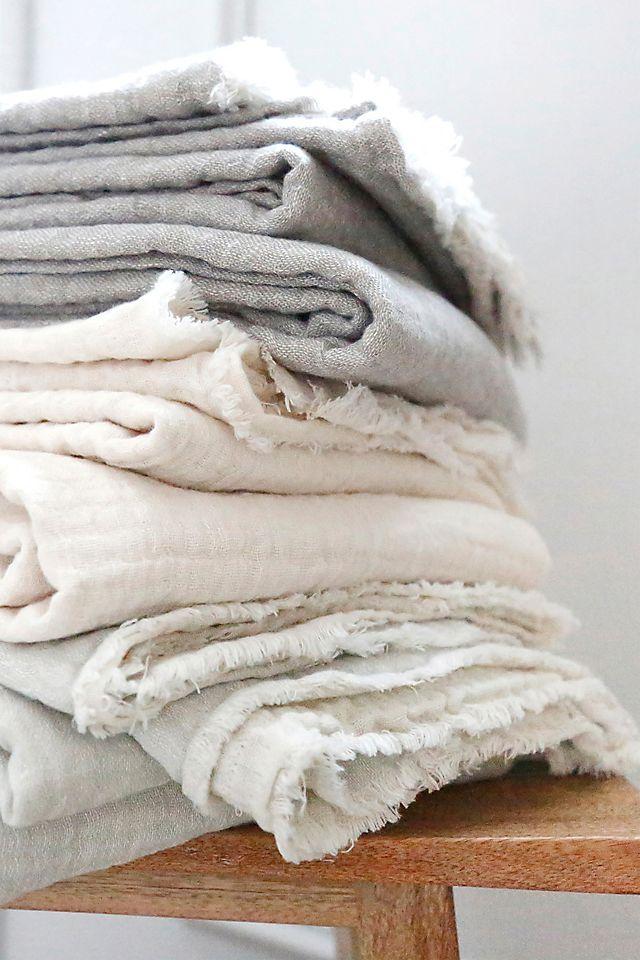 Hermosa Oversized Throw by Pom Pom At Home - Ocean