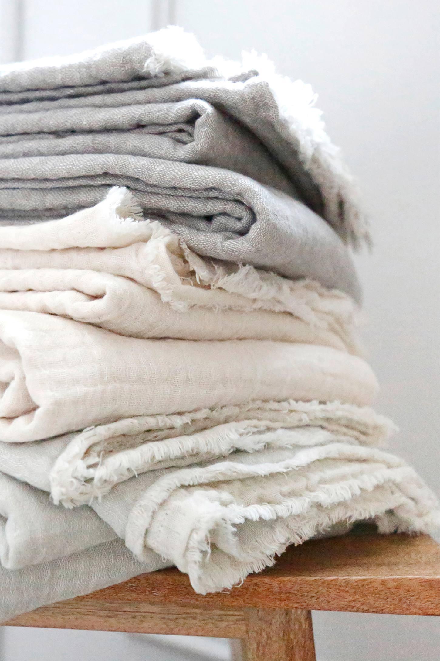 Hermosa Oversized Throw by Pom Pom At Home - Ocean
