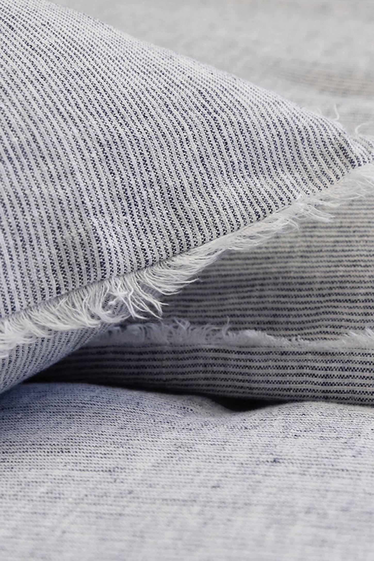 Logan Linen Duvet by Pom Pom at Home - Navy / Queen