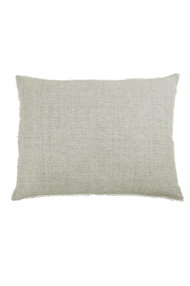Logan Linen Sham by Pom Pom at Home - Olive / King