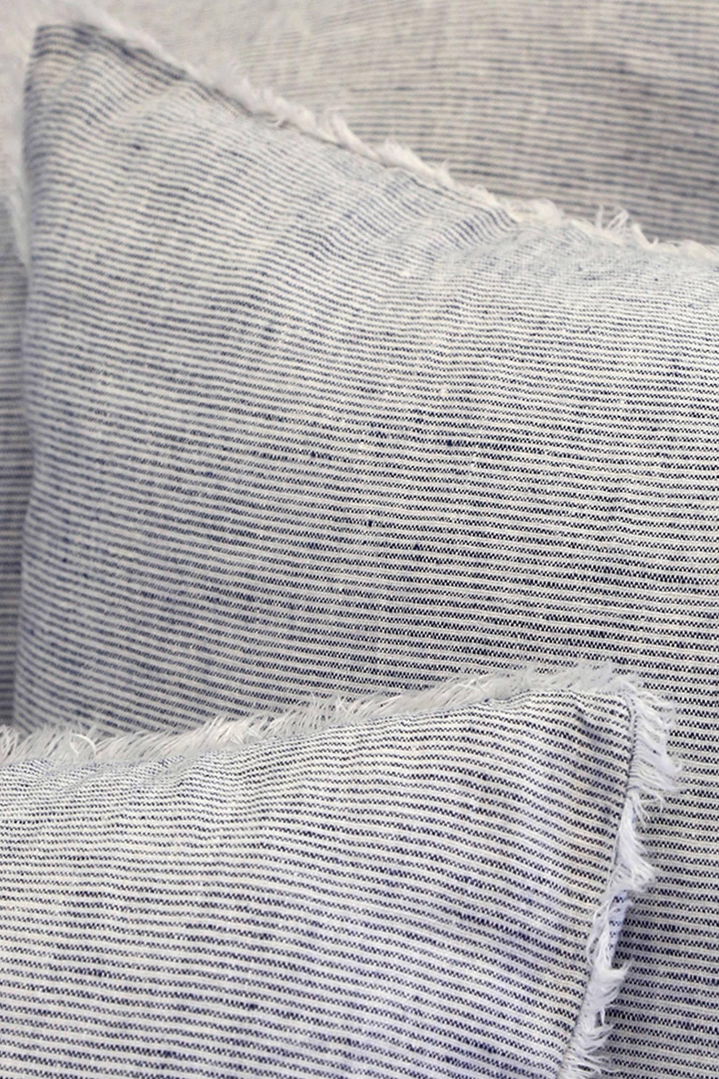 Logan Linen Sham by Pom Pom at Home - Navy / Standard