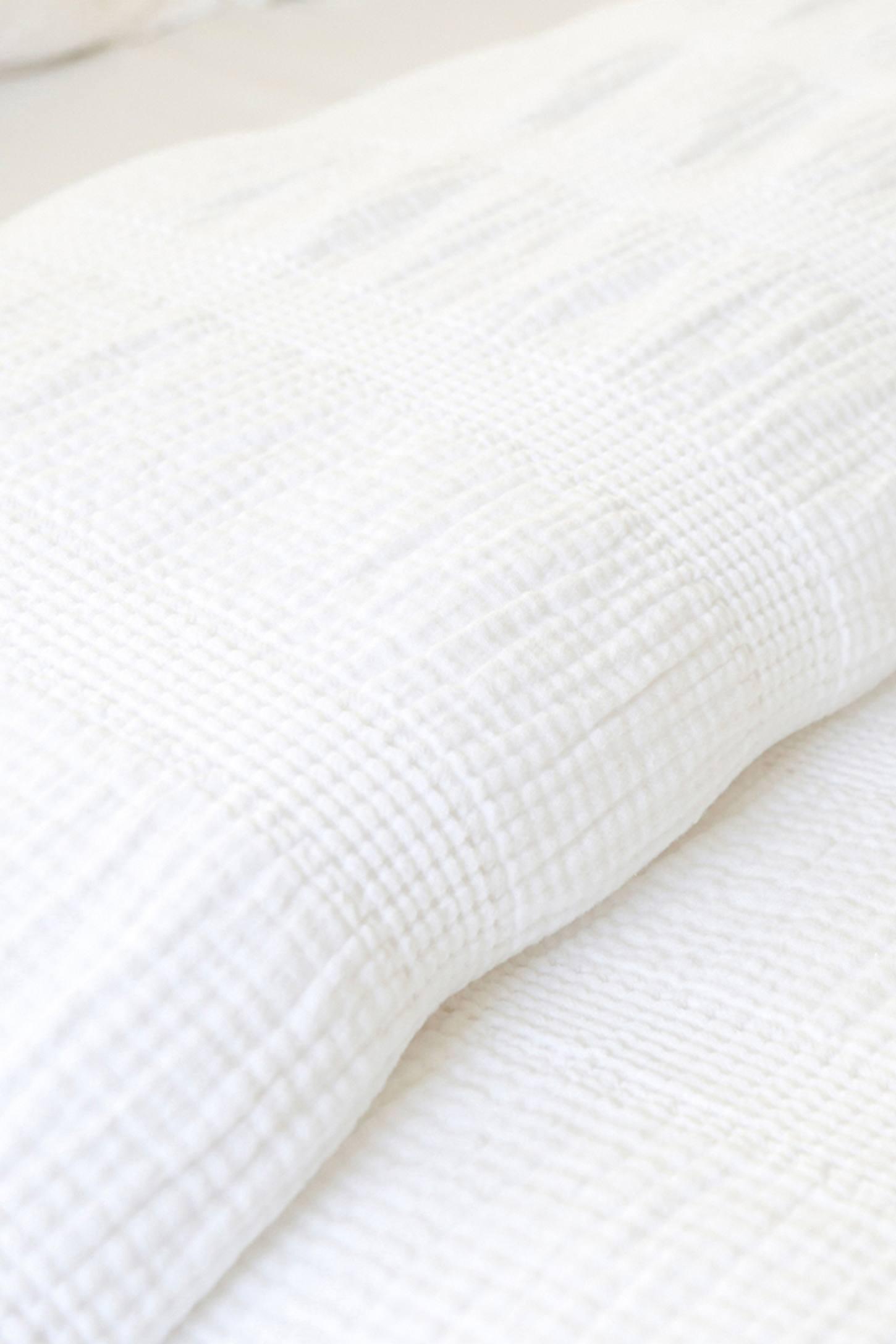 Nantucket Cotton Matelassé Coverlet by Pom Pom at Home - Midnight / King